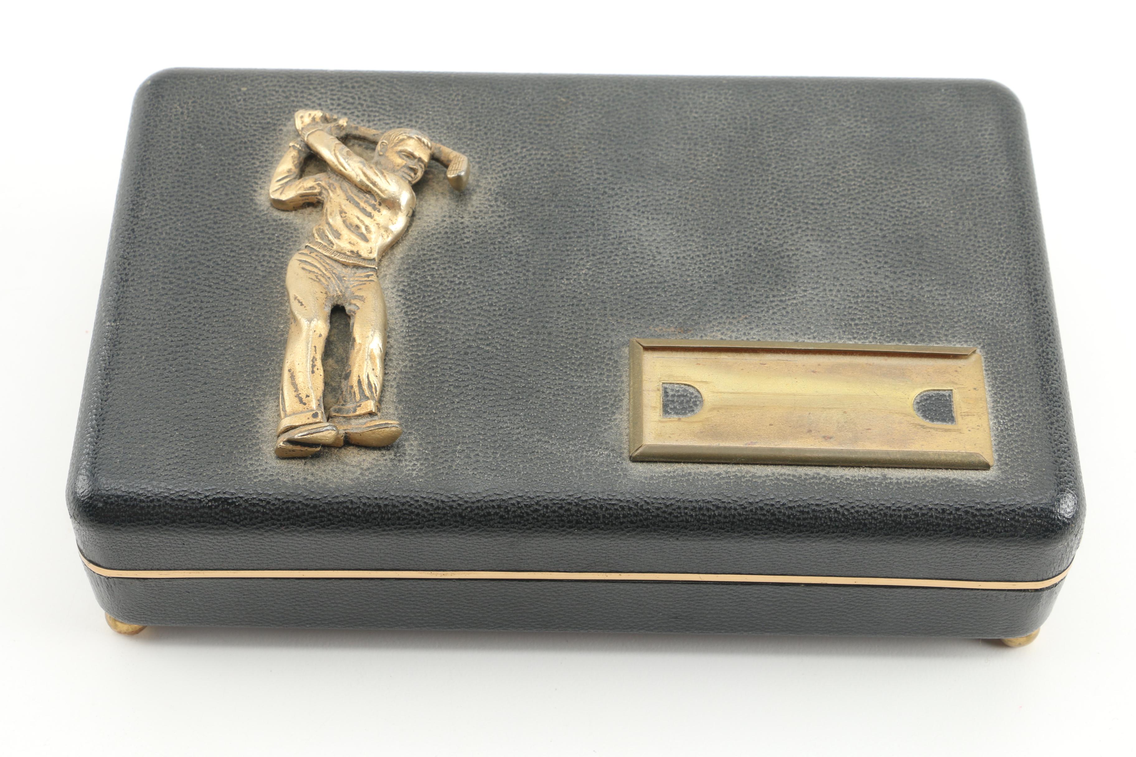 Vintage Cufflinks in Case Featuring Abalone, Hematite and More