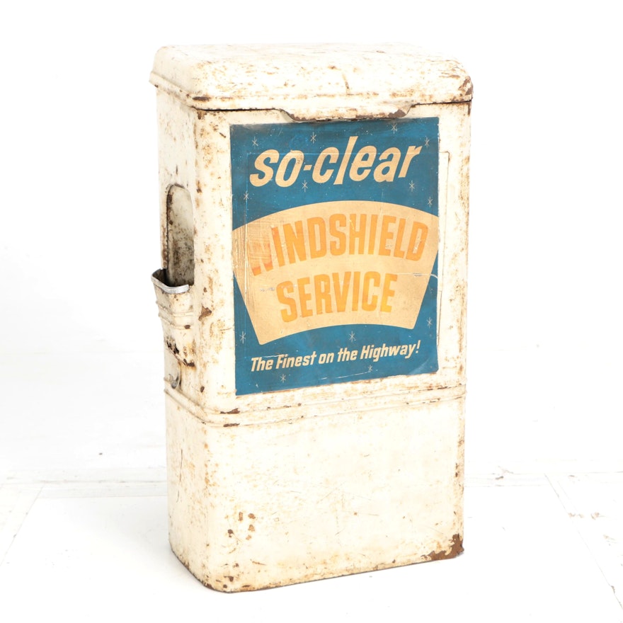 Vintage So-Clear Windshield Service Dispenser