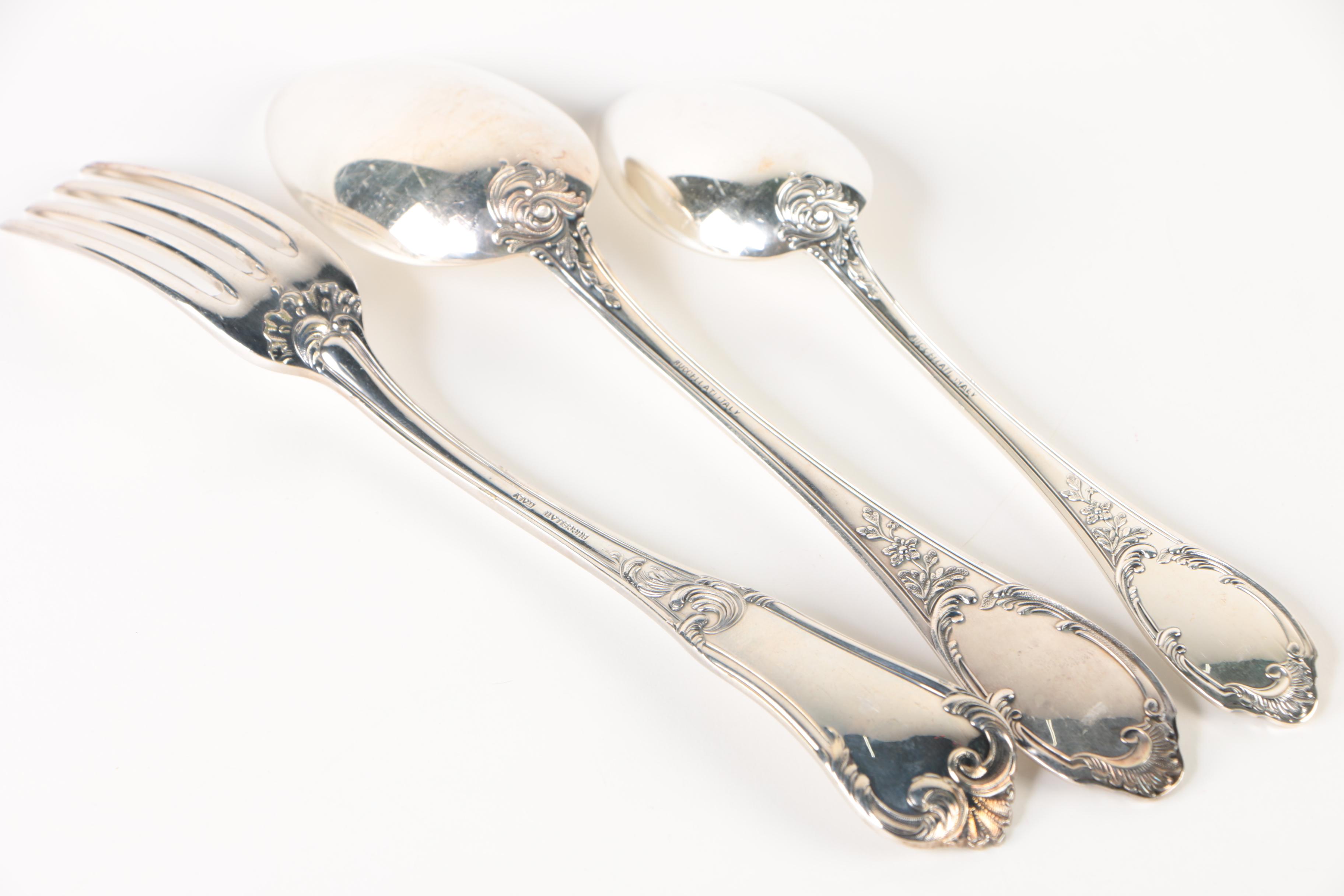 Reed & Barton with Other Silver Plate and Stainless Steel Flatware