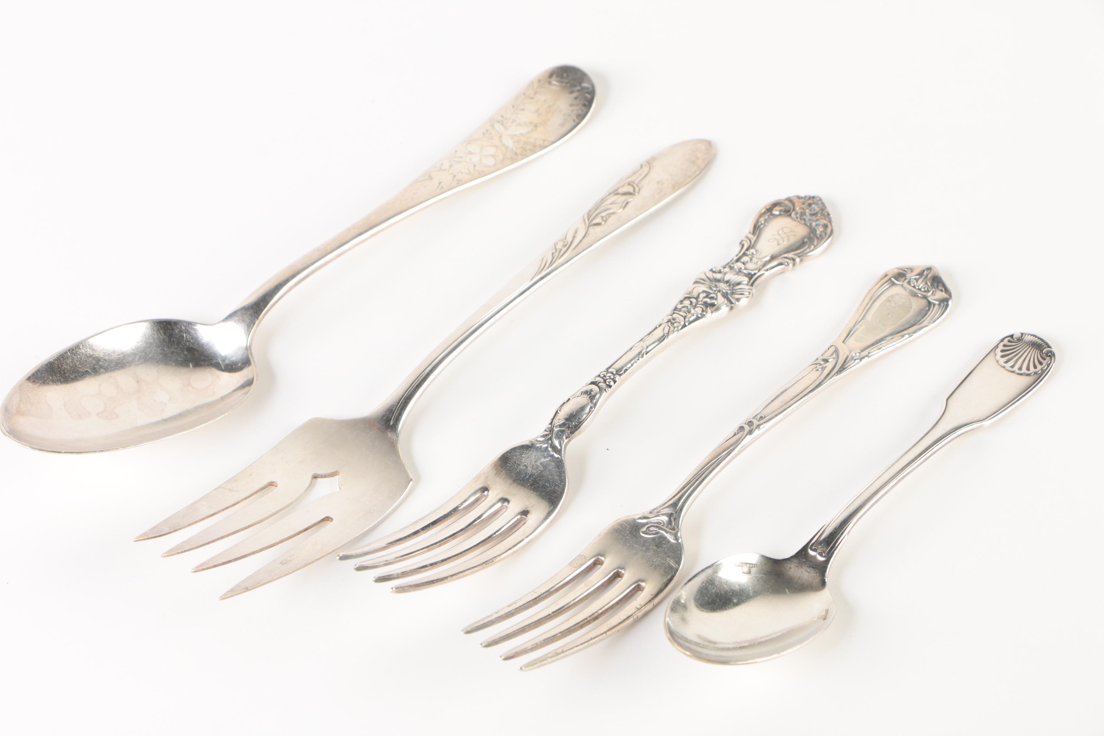 Reed & Barton with Other Silver Plate and Stainless Steel Flatware