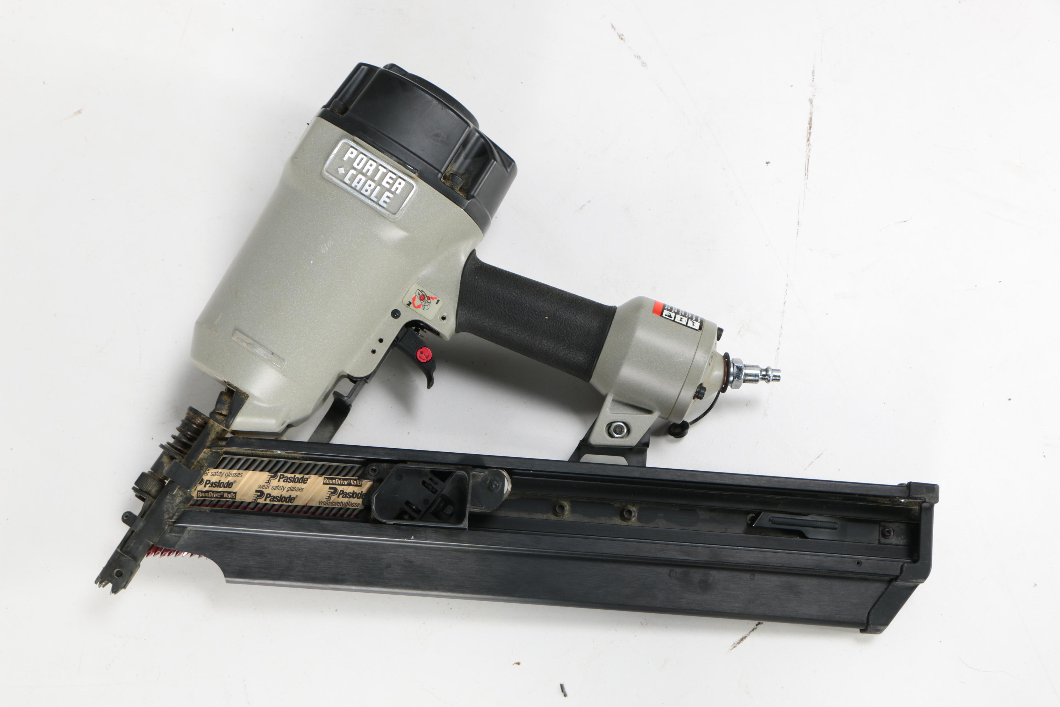 Porter-Cable Circular Saw and Nail Gun with Drill Bit Set and Bag