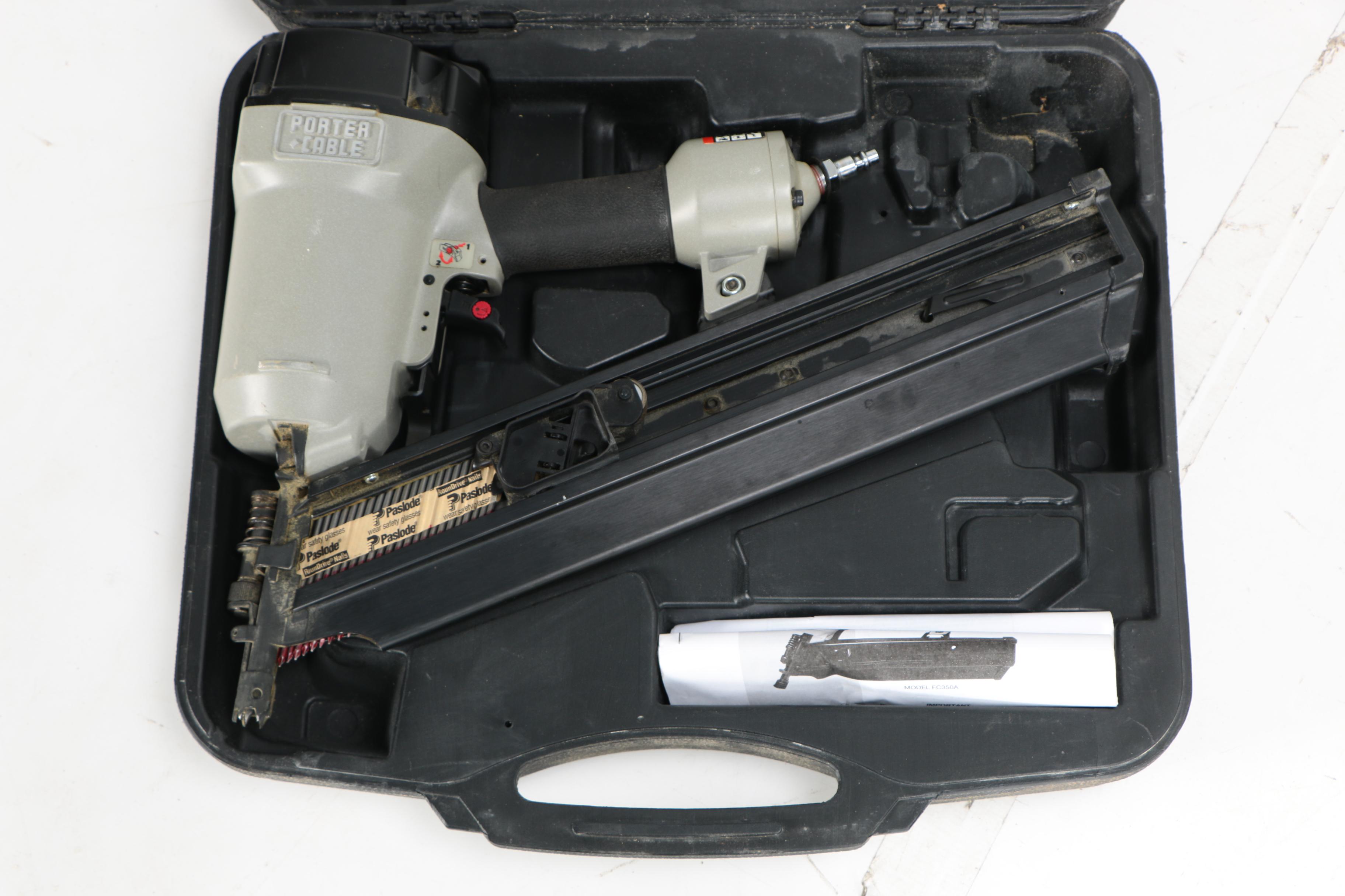 Porter-Cable Circular Saw and Nail Gun with Drill Bit Set and Bag