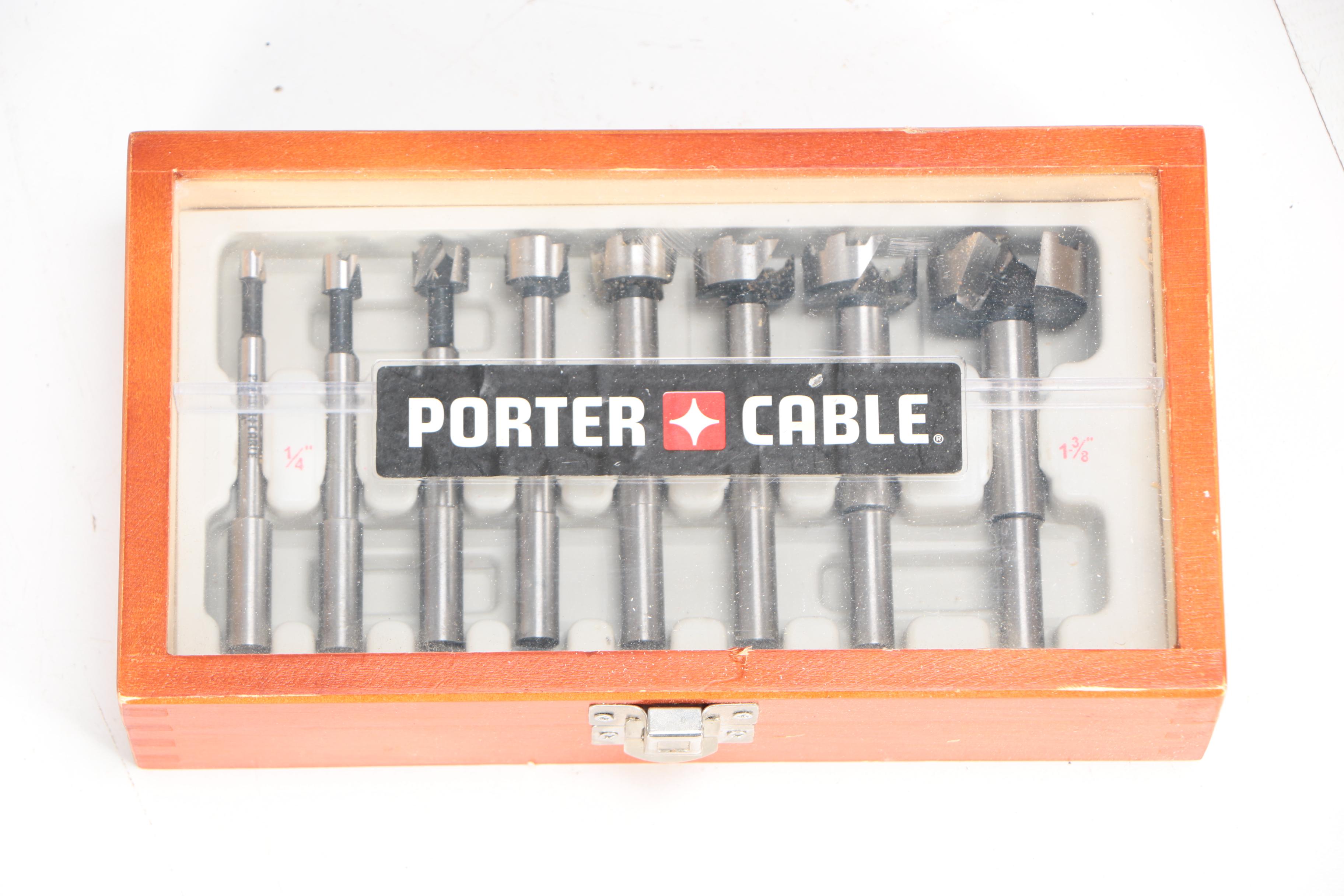 Porter-Cable Circular Saw and Nail Gun with Drill Bit Set and Bag
