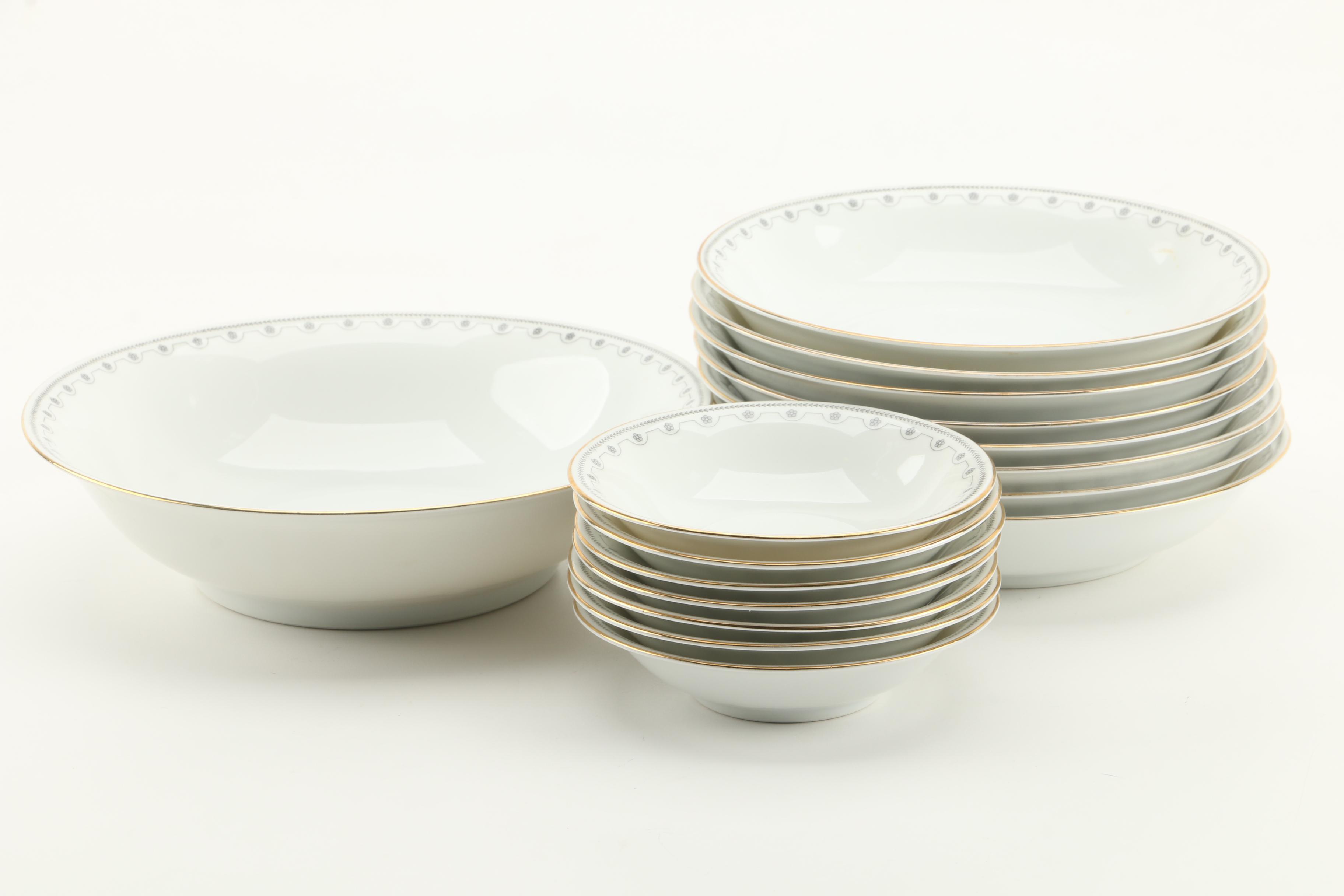 Vintage HW Czechoslovakian Porcelain Dinnerware