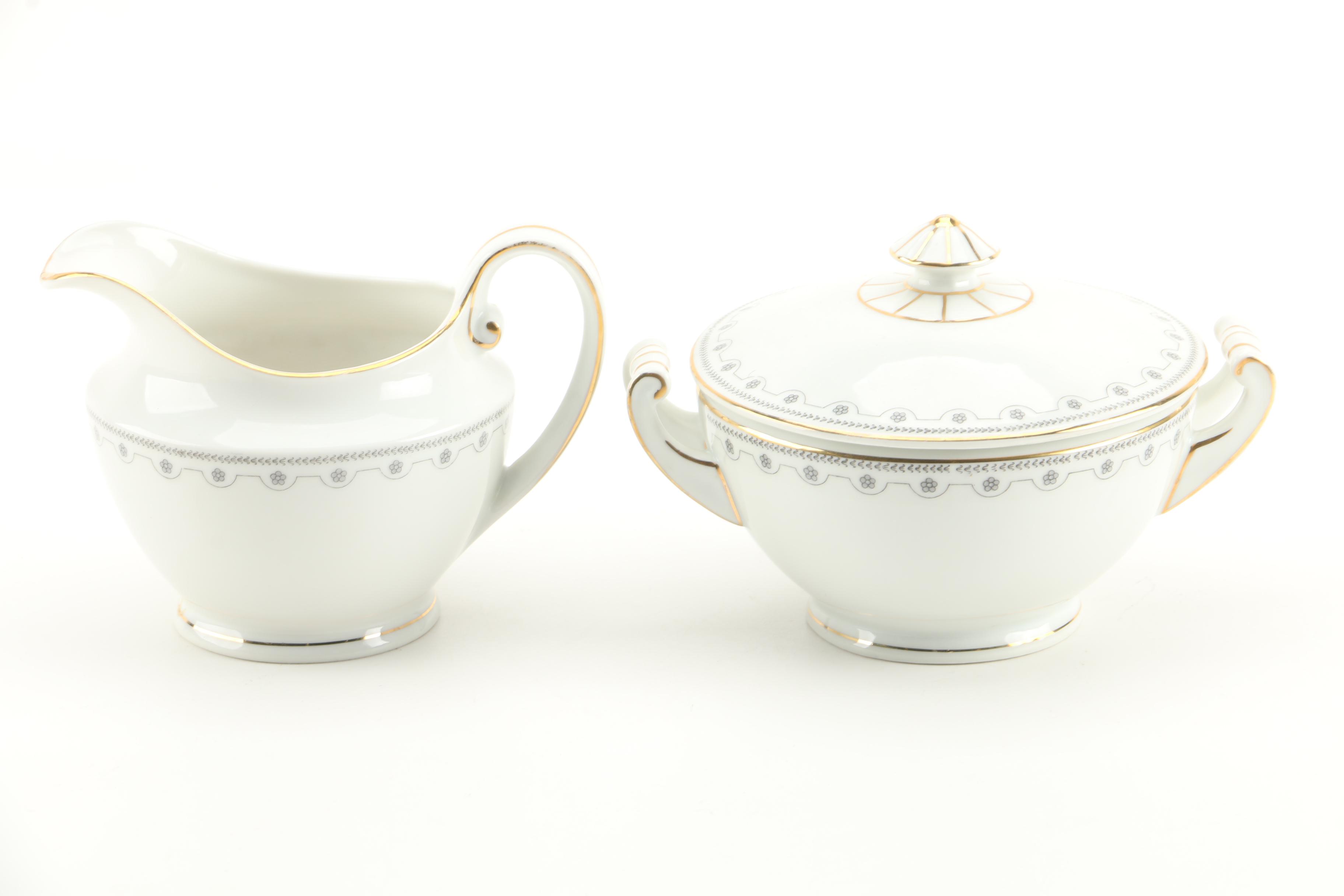 Vintage HW Czechoslovakian Porcelain Dinnerware