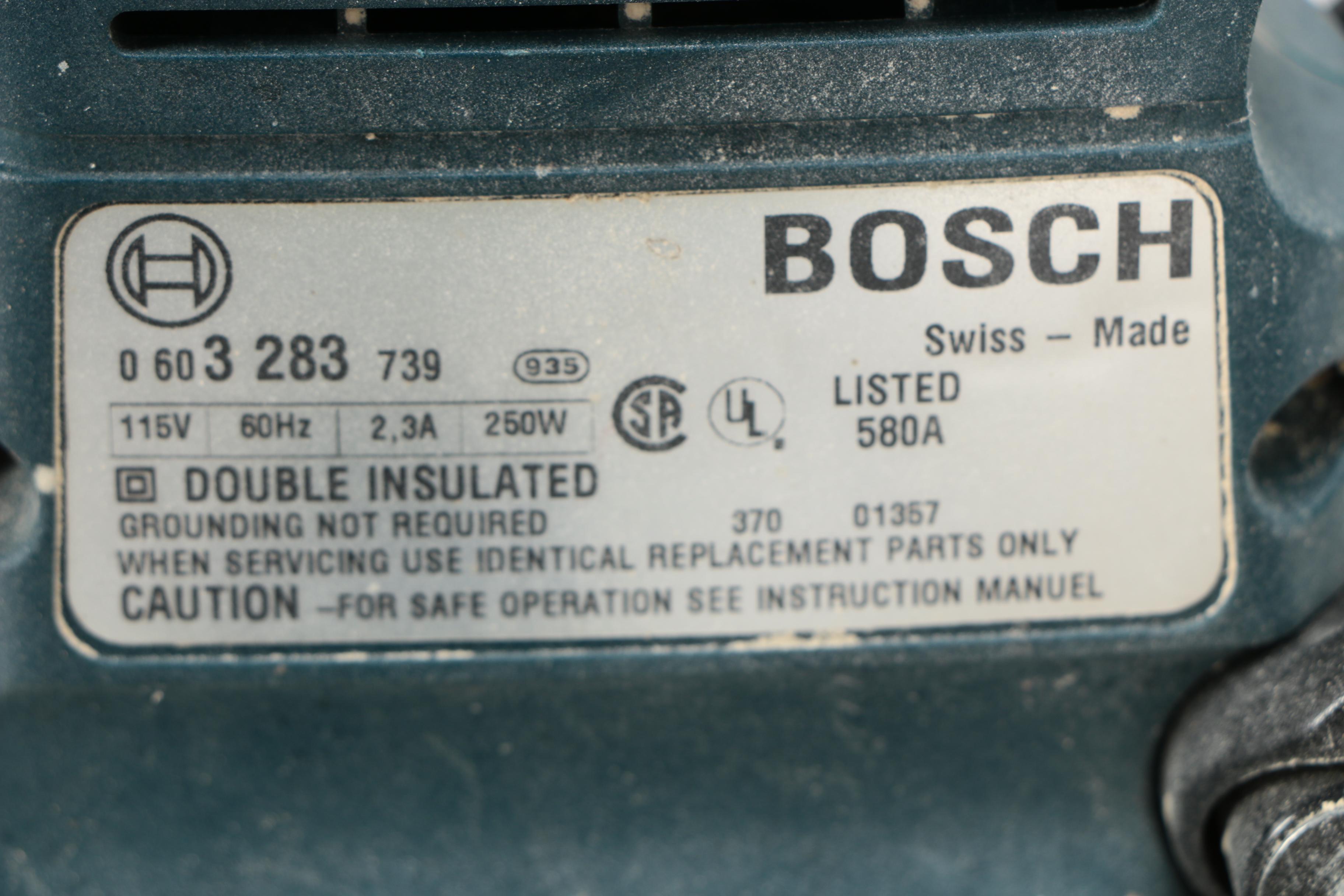 Bosch Corded Circular Saw and Hand Sanders with Blades and Papers
