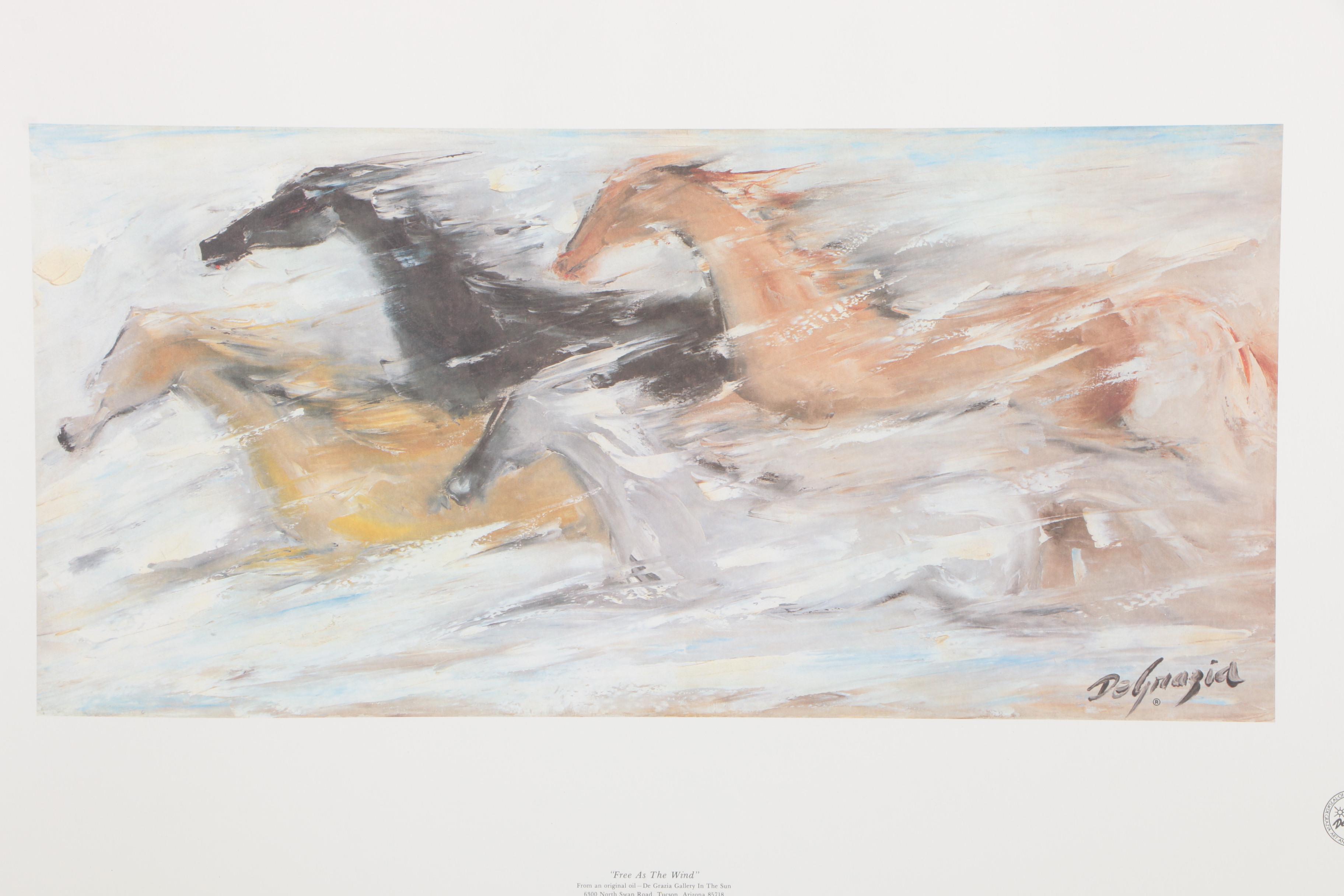 Offset Lithographs After Ettore DeGrazia