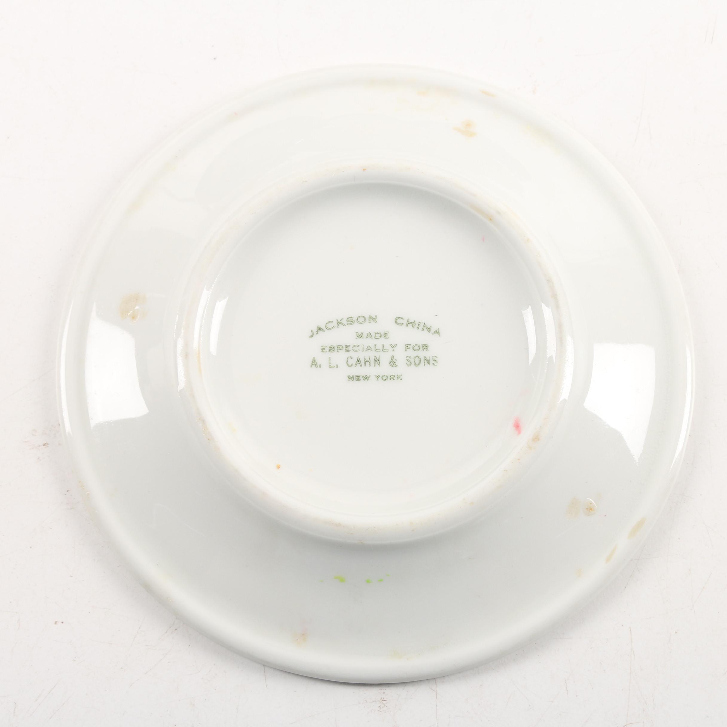 Vintage Ceramic Plates Including Ridgways "Hulda" ca. 1905-20