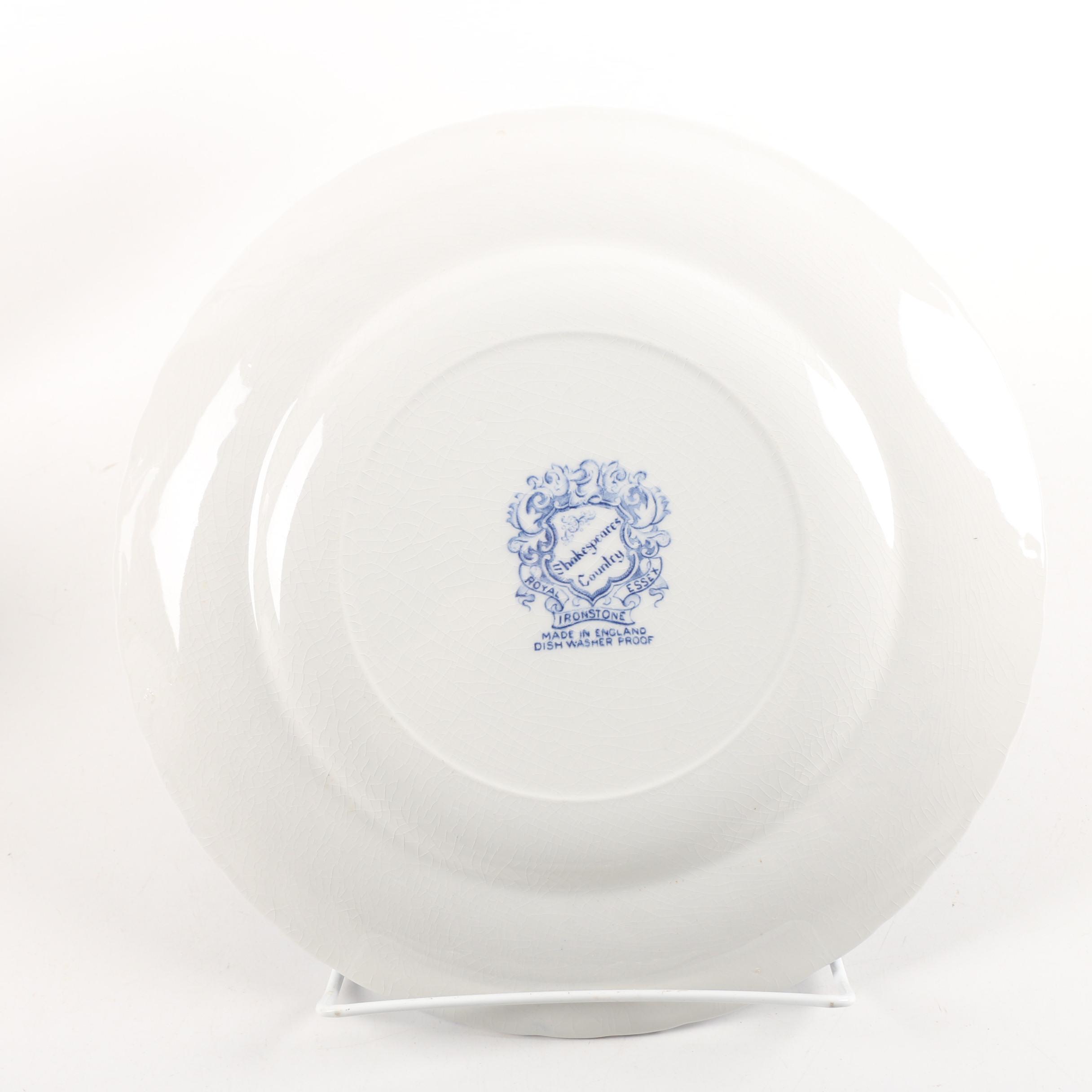 Vintage Ceramic Plates Including Ridgways "Hulda" ca. 1905-20