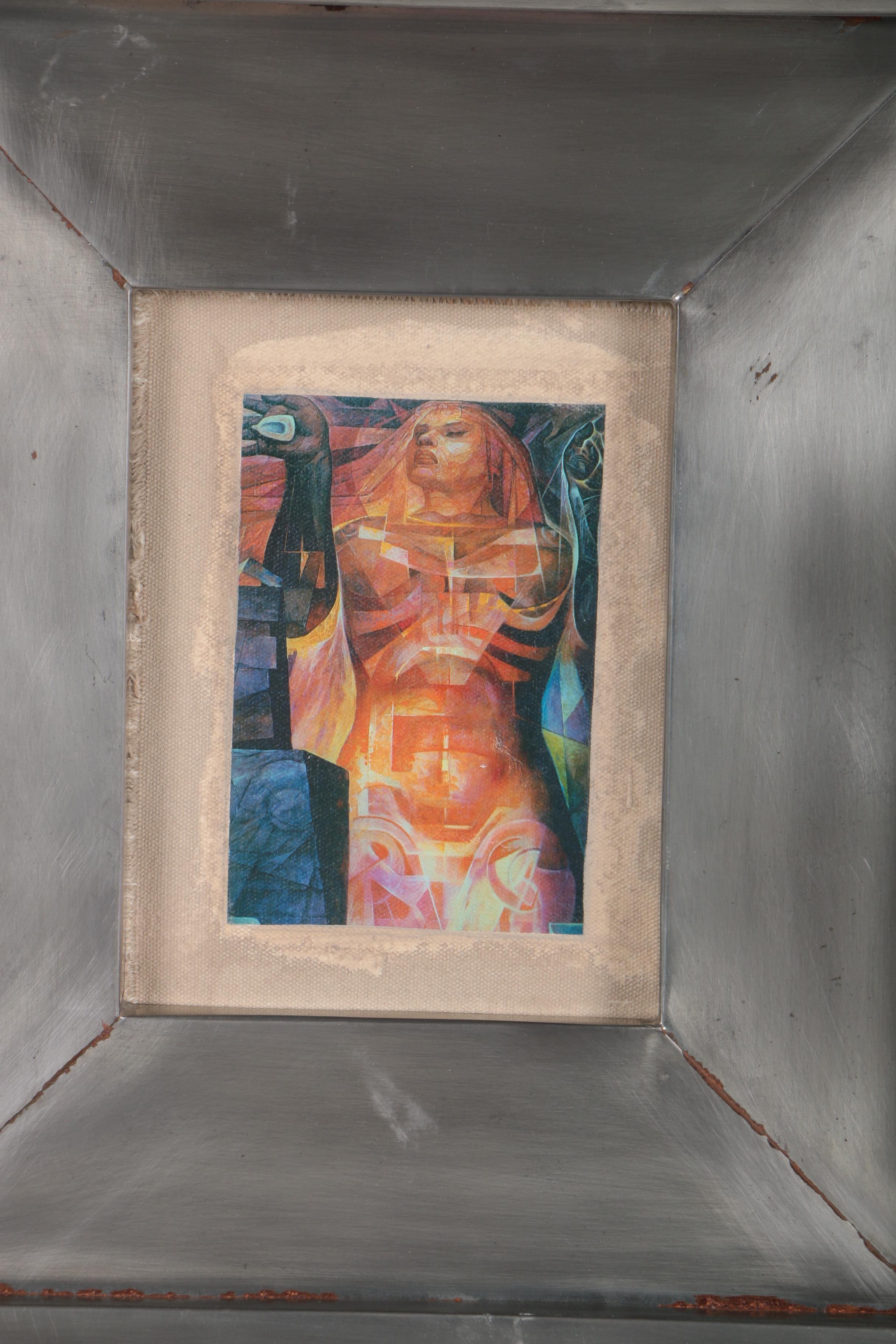 Offset Lithograph After Jorge Camarena Mural "Liberation of Humanity"