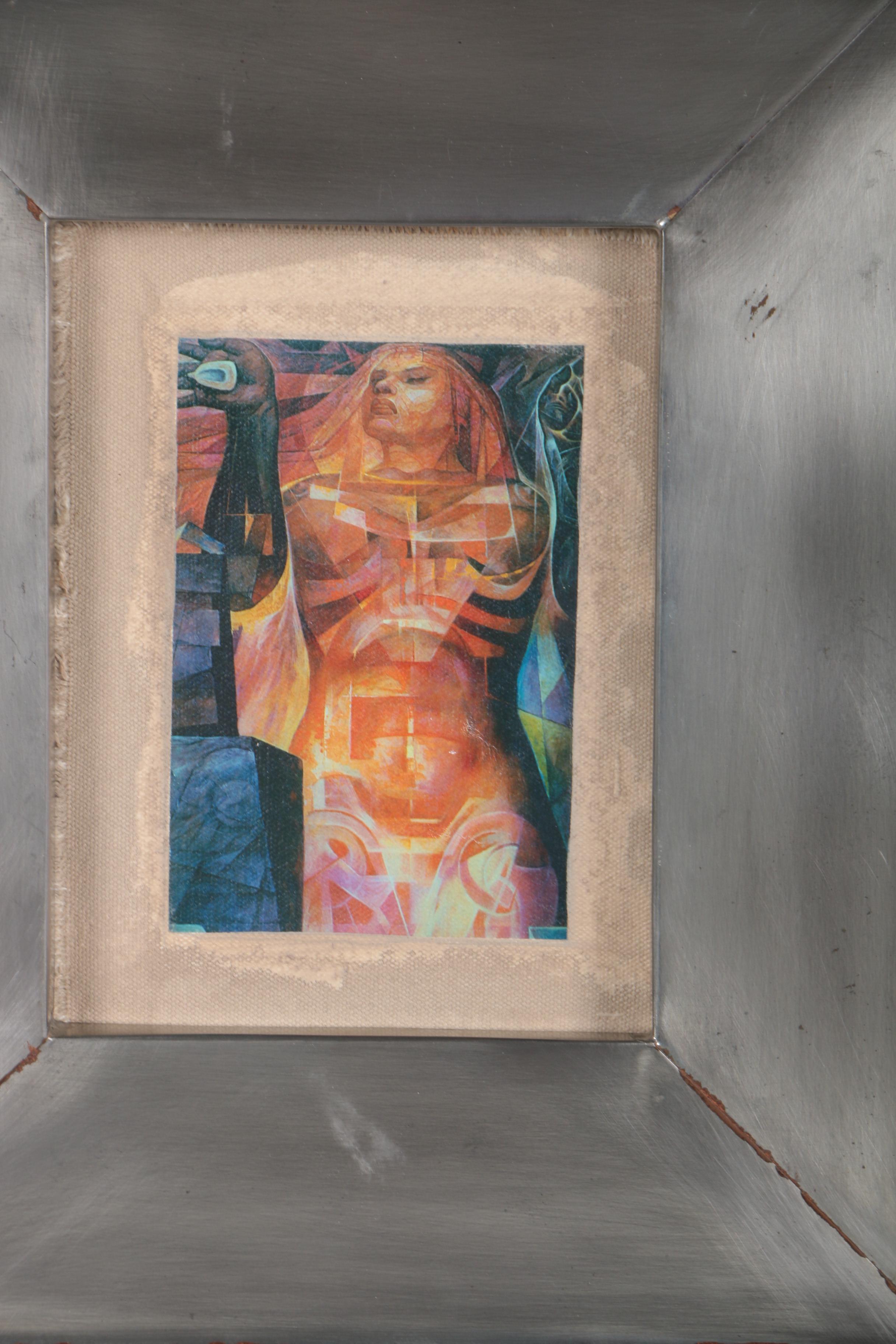 Offset Lithograph After Jorge Camarena Mural "Liberation of Humanity"