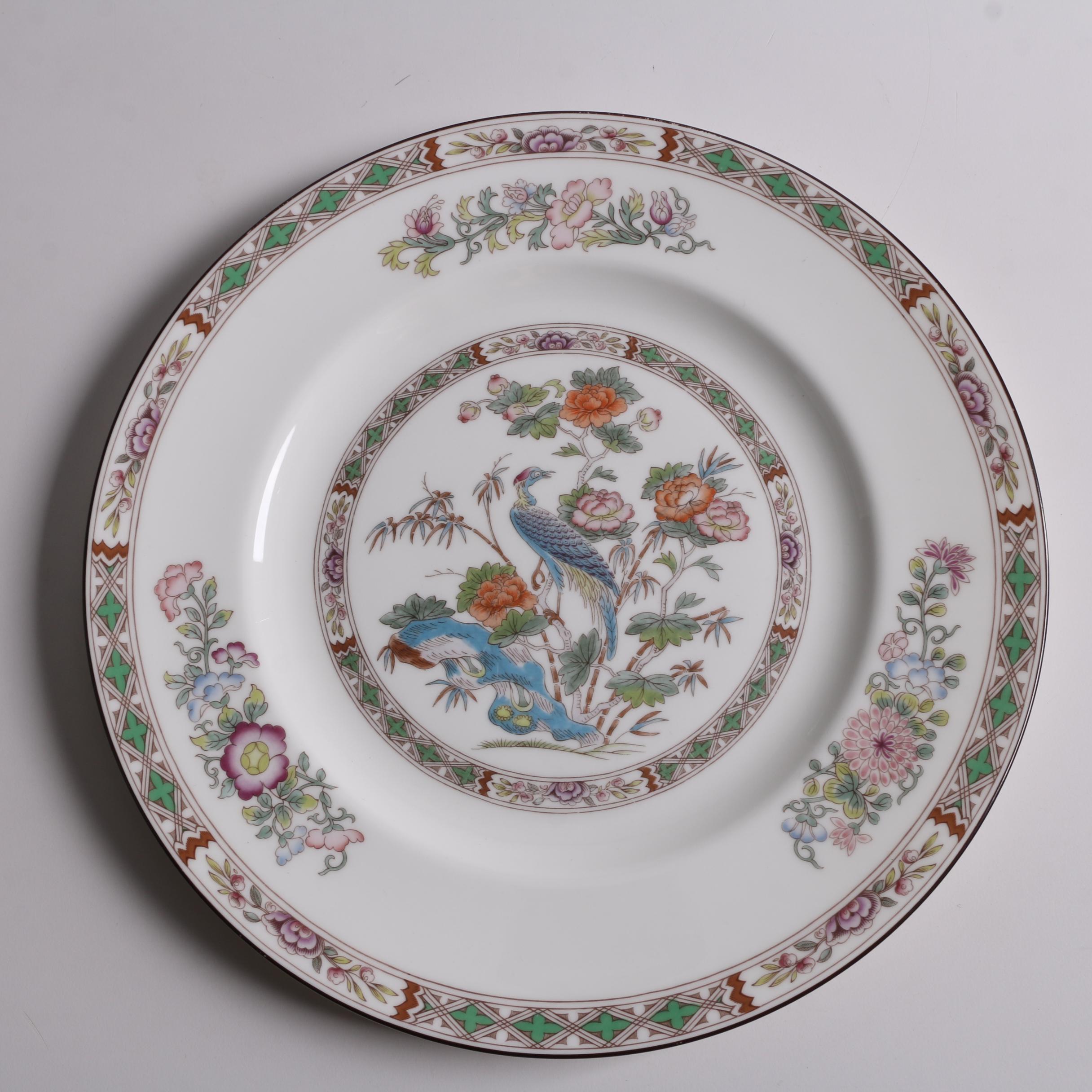 Wedgwood "Kutani Crane" Bone China Dinnerware Circa 1971-98