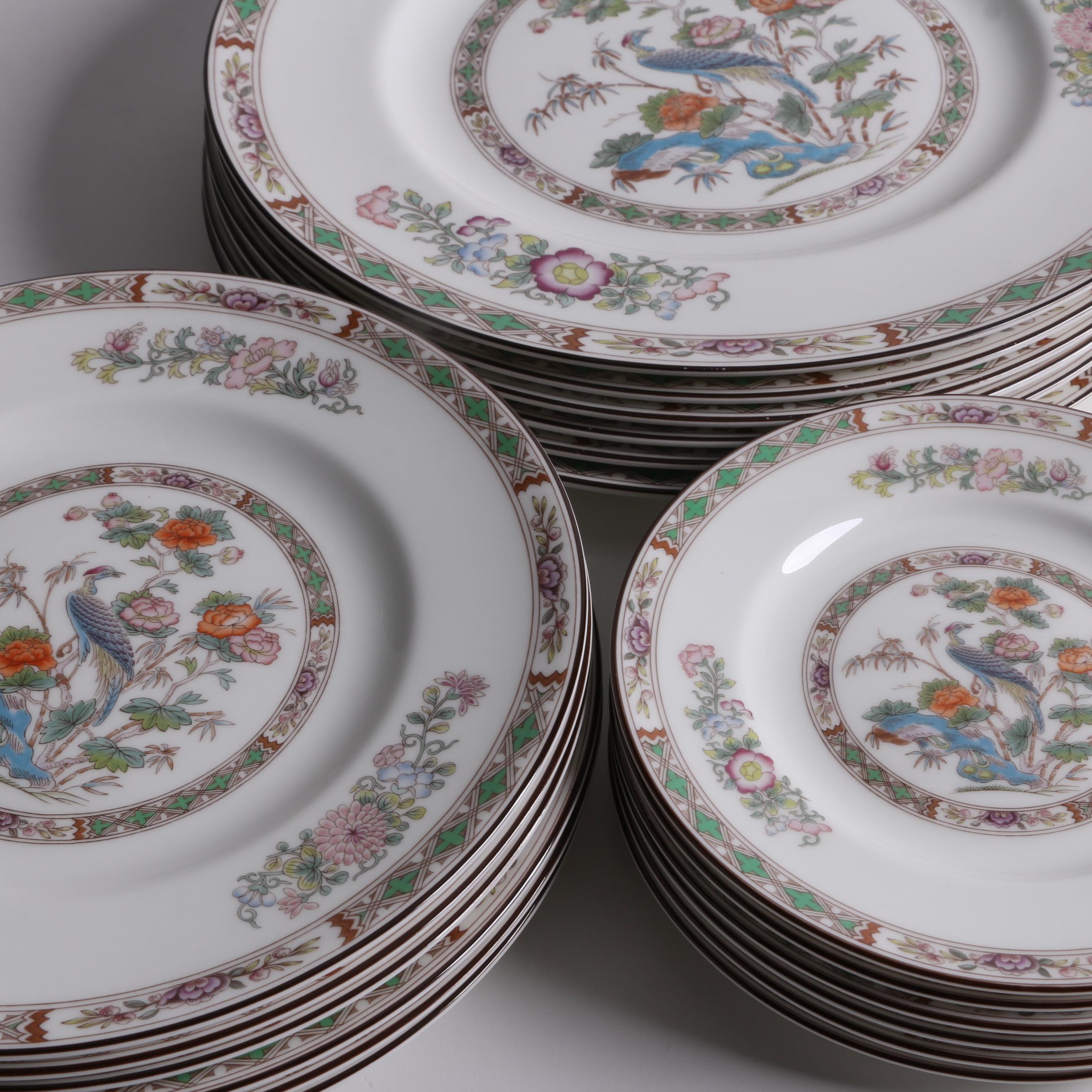 Wedgwood "Kutani Crane" Bone China Dinnerware Circa 1971-98