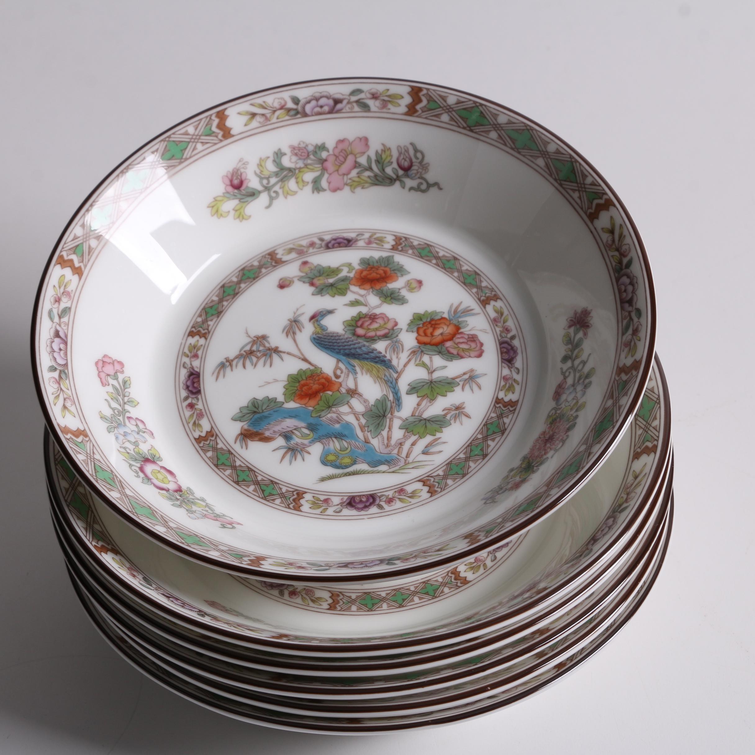 Wedgwood "Kutani Crane" Bone China Dinnerware Circa 1971-98
