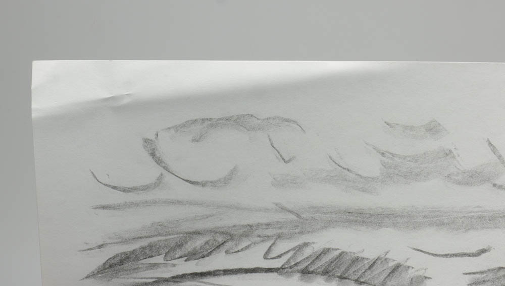 Paul Chidlaw Original Graphite Landscape