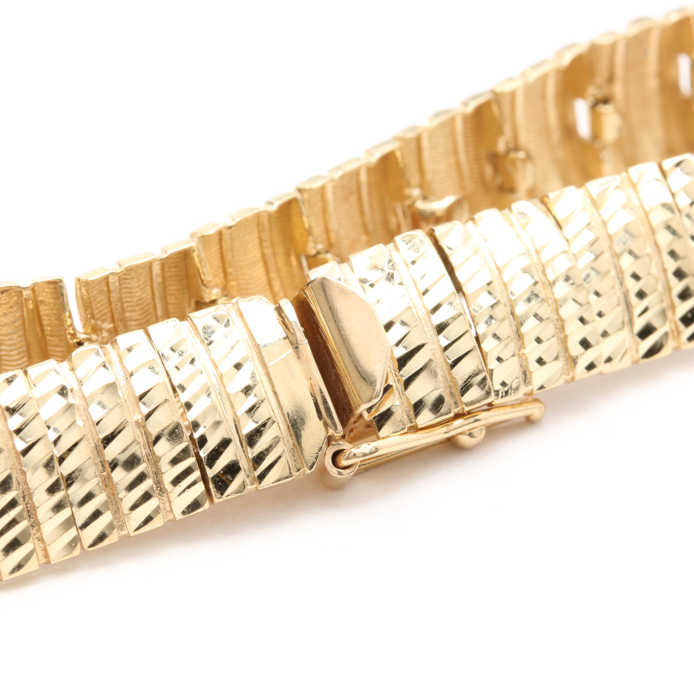14K Yellow Gold Link Bracelet