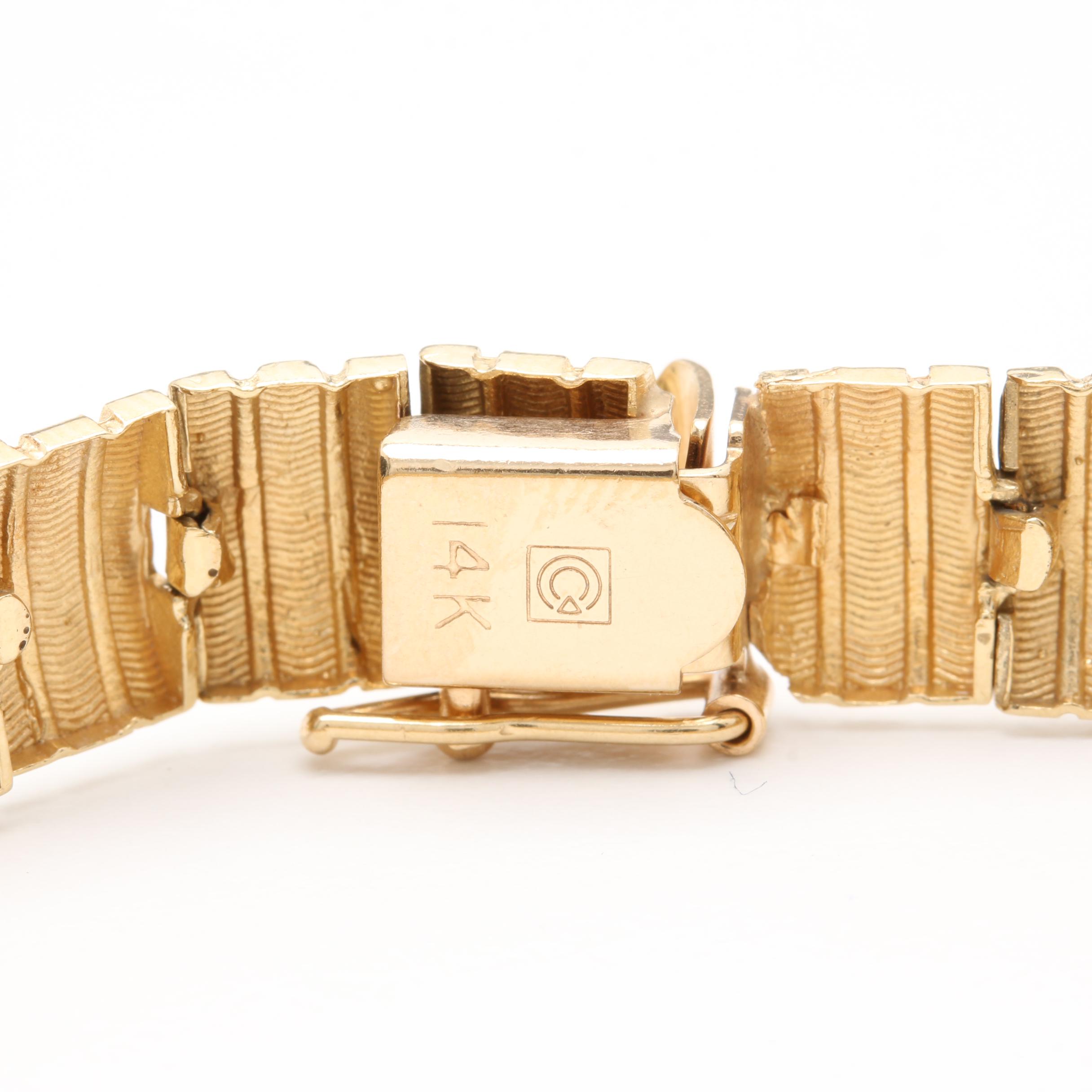 14K Yellow Gold Link Bracelet