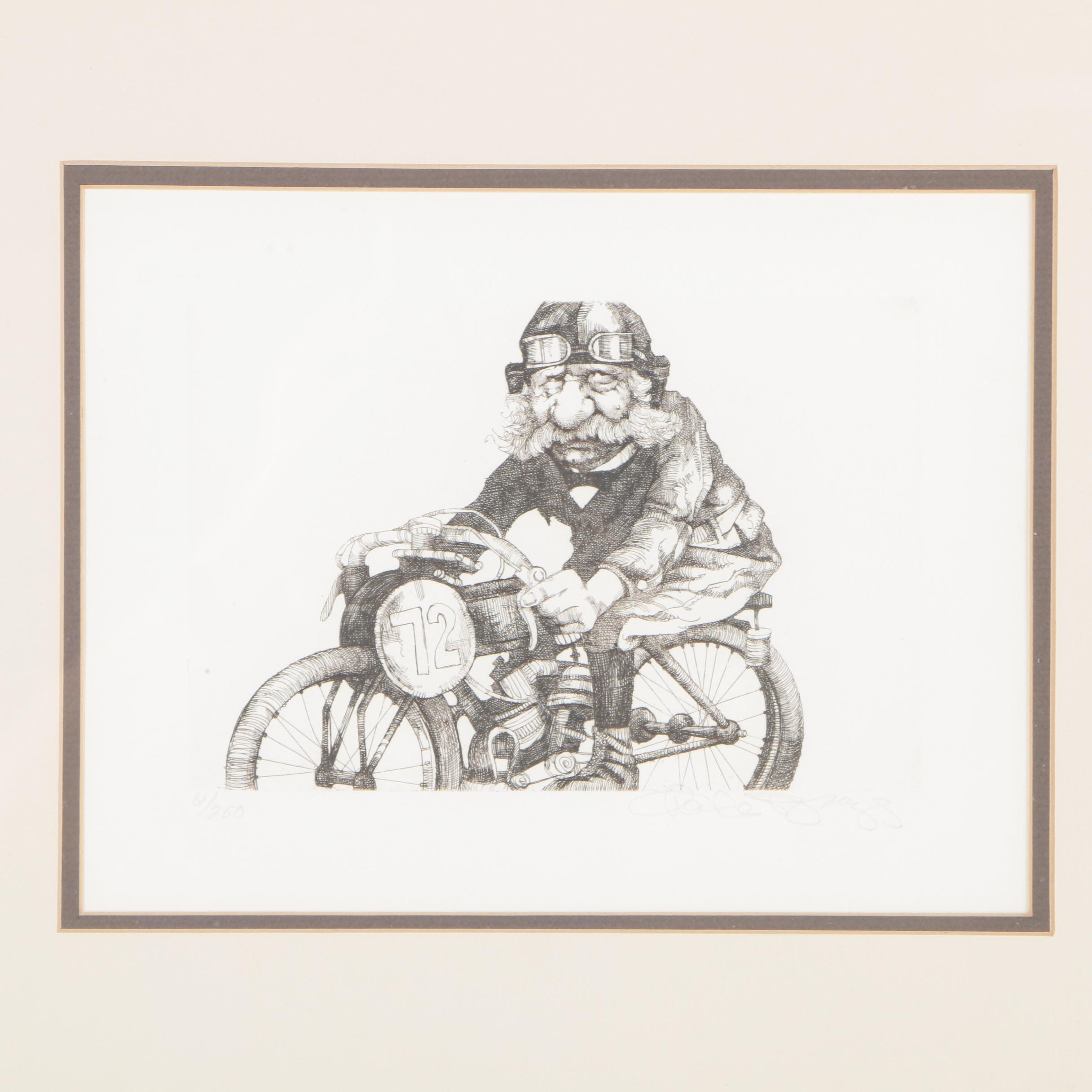 Charles Bragg Limited Edition Etching