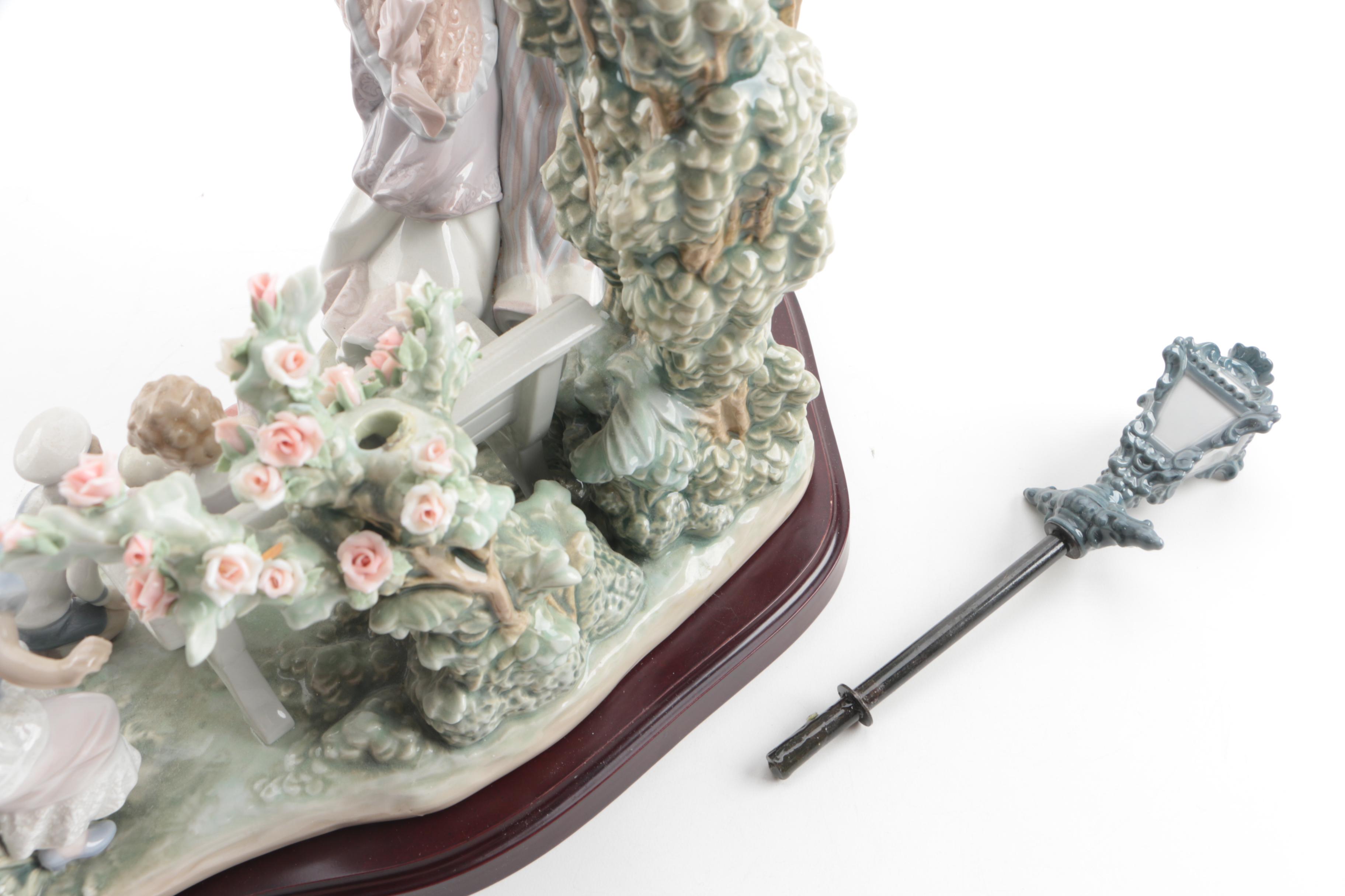 Lladró "Stroll in the Park" Porcelain Tableau