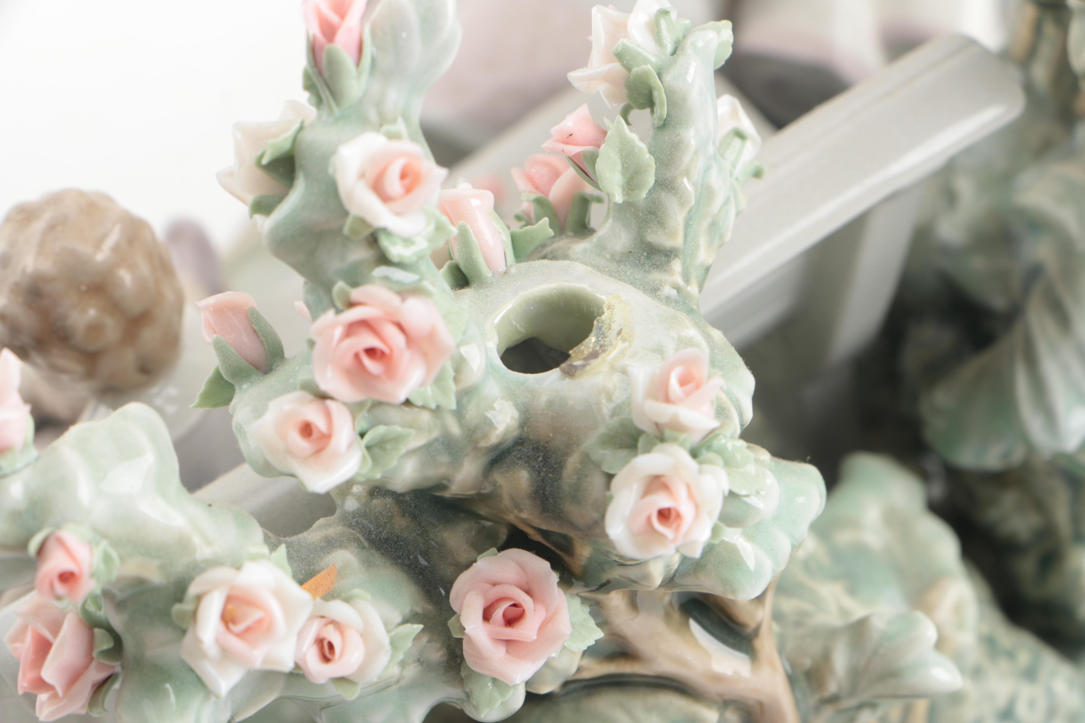 Lladró "Stroll in the Park" Porcelain Tableau