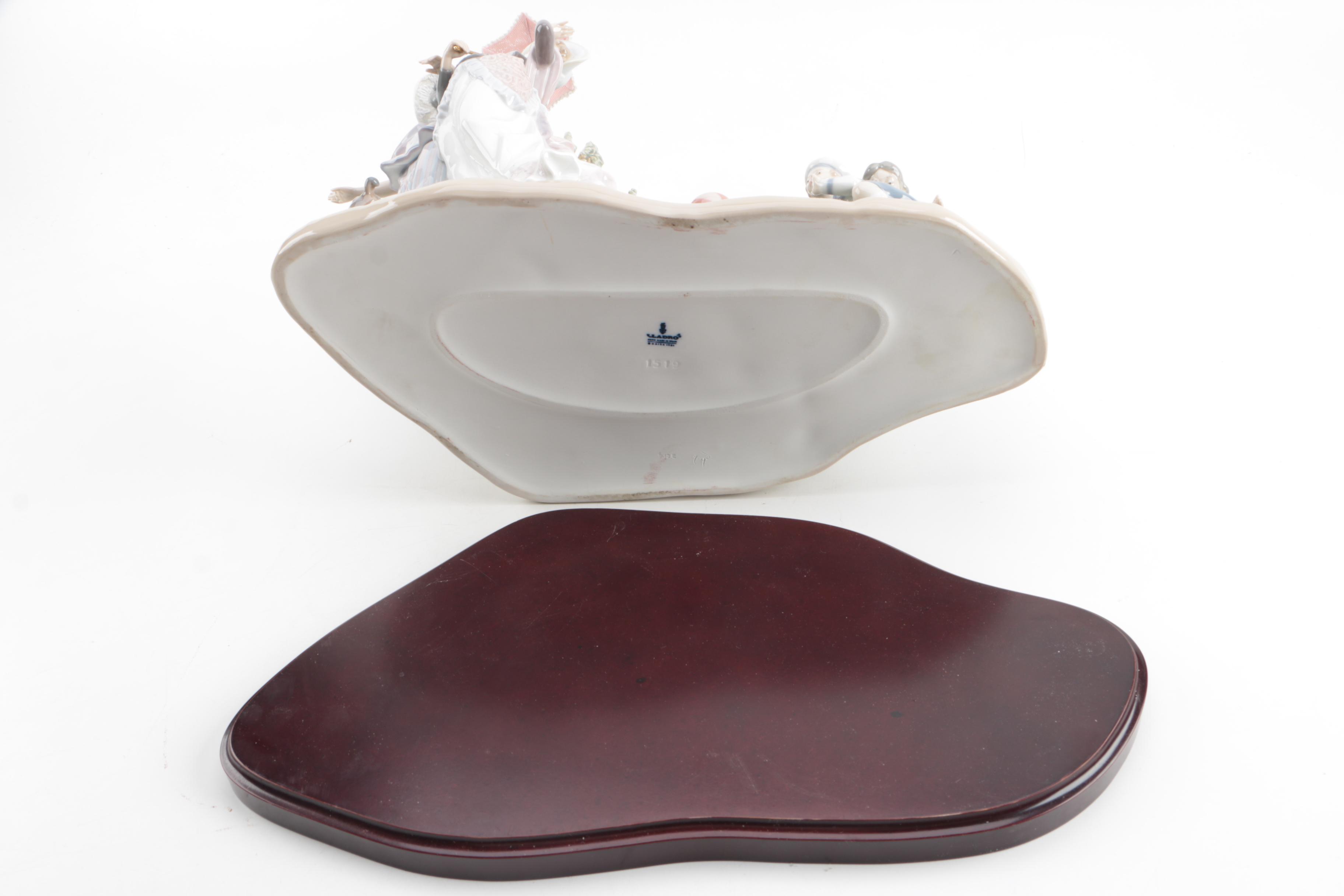 Lladró "Stroll in the Park" Porcelain Tableau