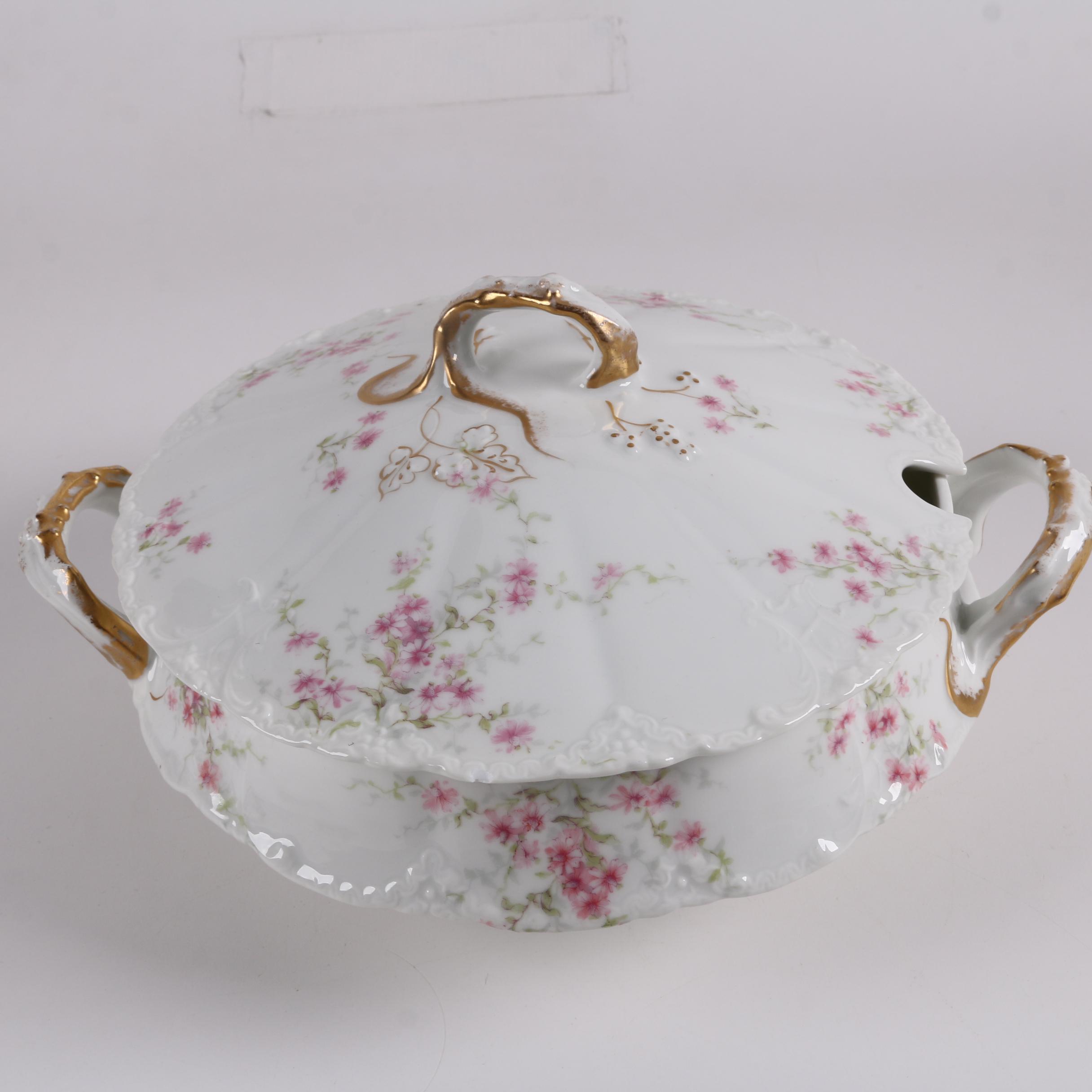 Antique Theodore Haviland Limoges Porcelain Dinnerware ca. 1895