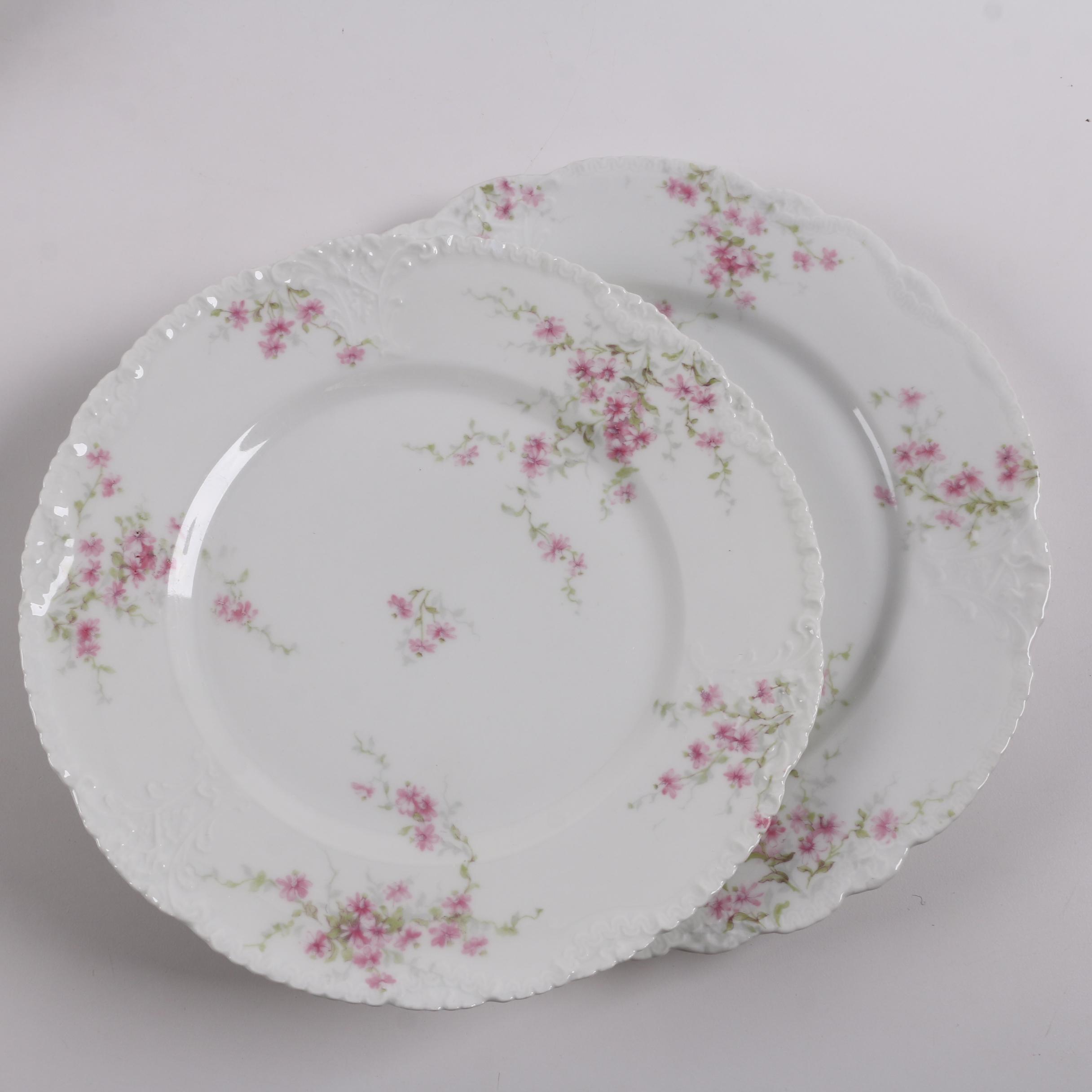 Antique Theodore Haviland Limoges Porcelain Dinnerware ca. 1895