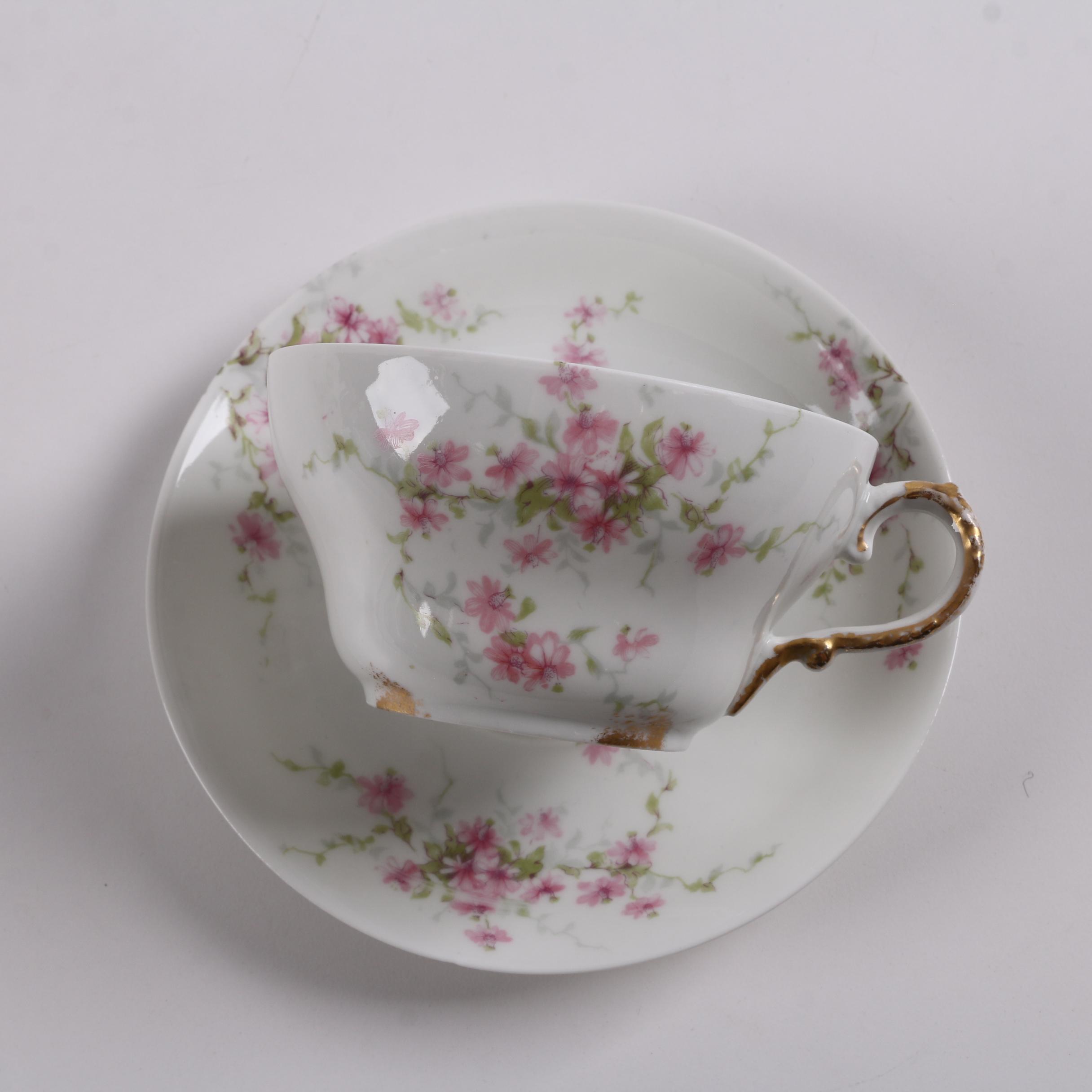 Antique Theodore Haviland Limoges Porcelain Dinnerware ca. 1895