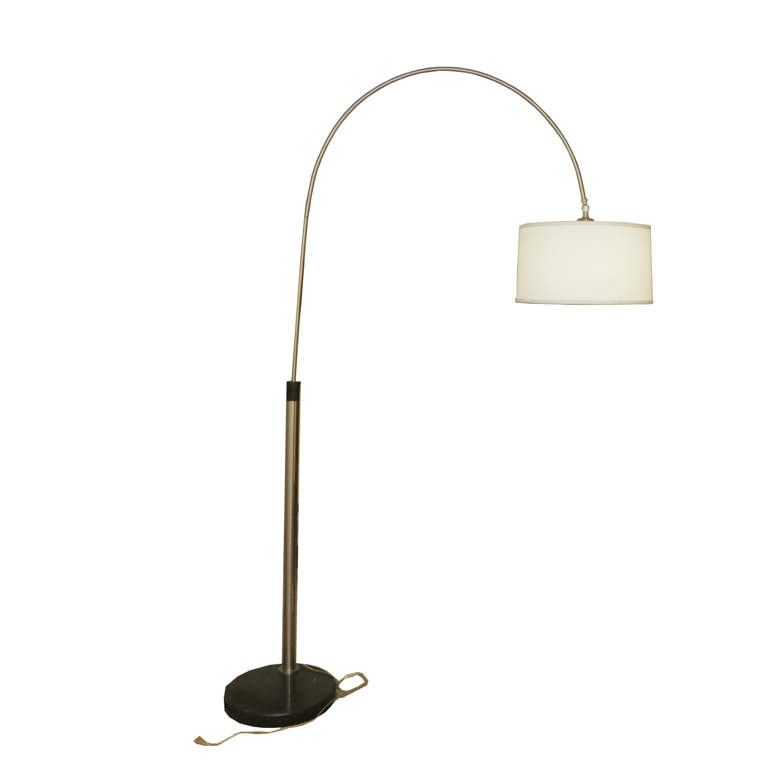 Arch Arm Floor Lamp with Drum Shade