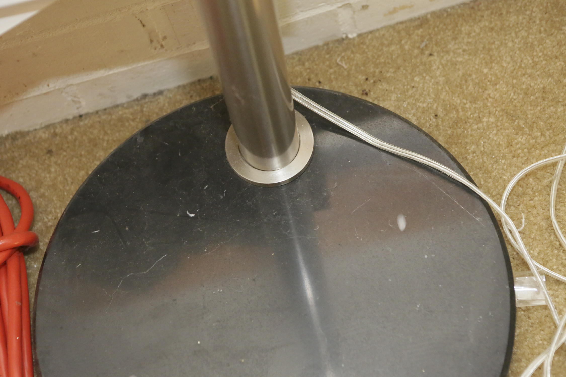 Arch Arm Floor Lamp with Drum Shade