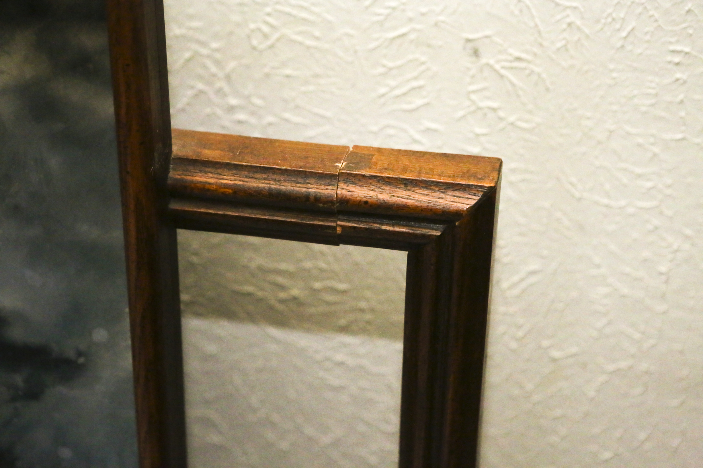 Vintage King Size Headboard with Mirrored Panels