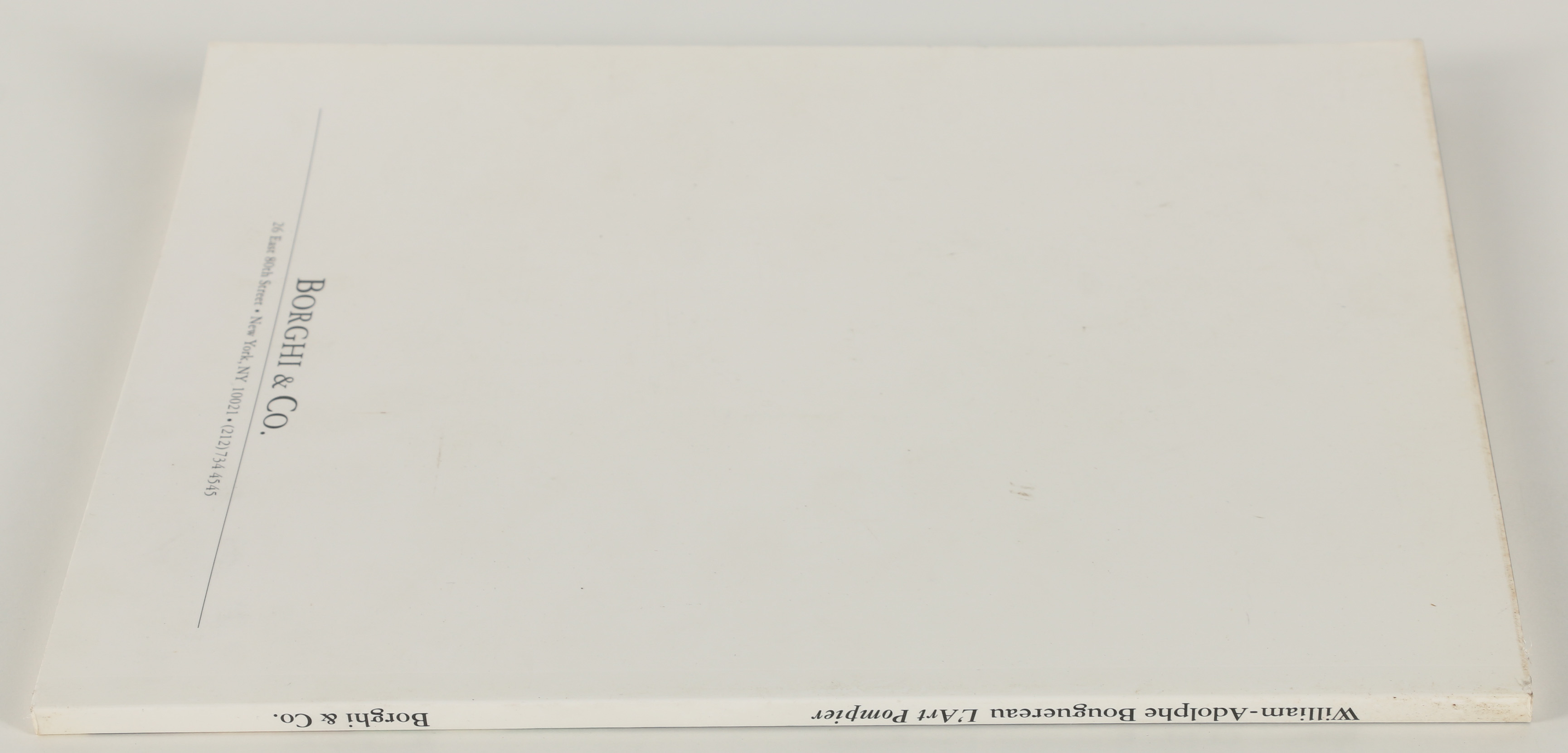 Borghi & Co. Catalogs Featuring Work by William-Adolphe Bouguerea