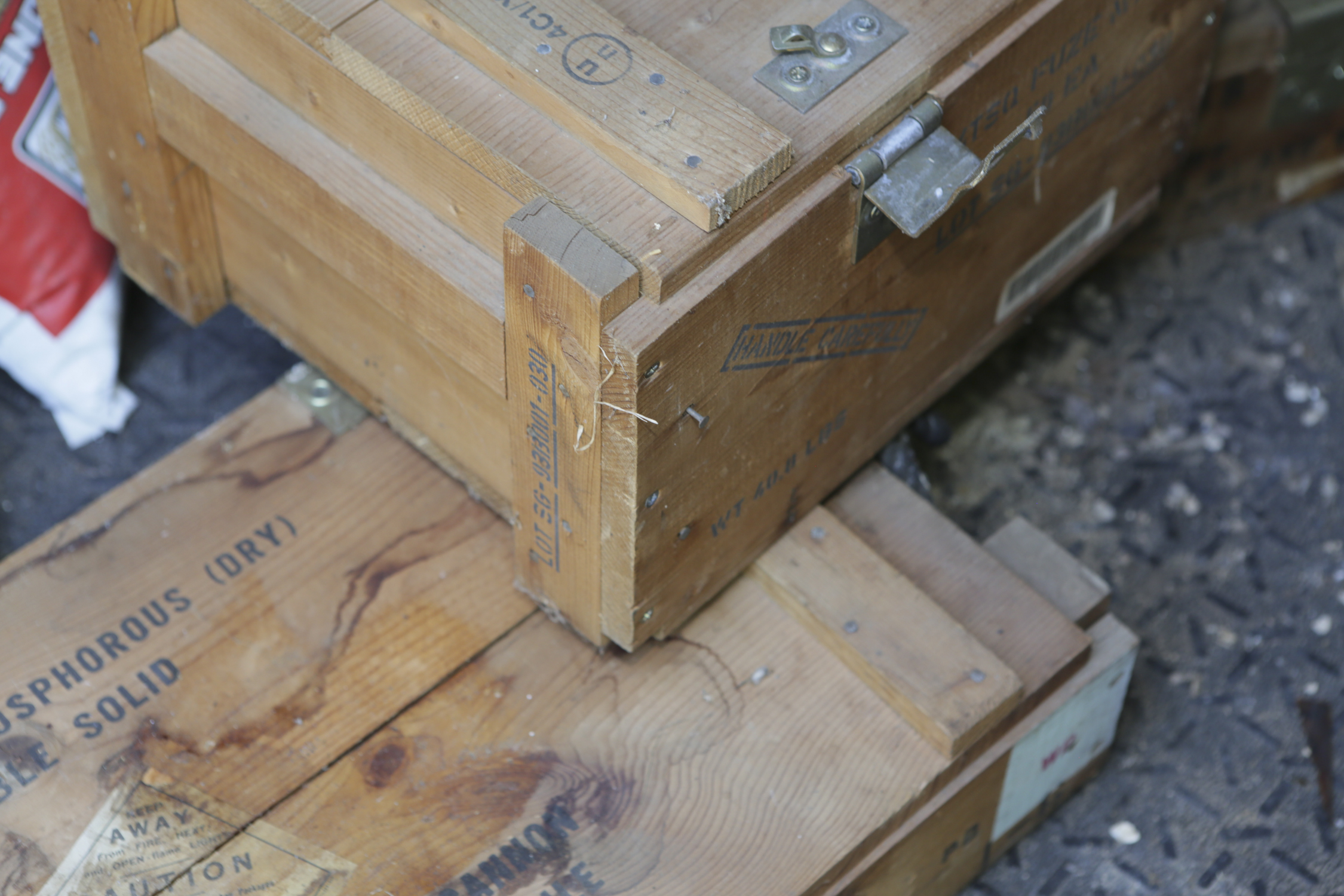 Wooden Ammo Boxes