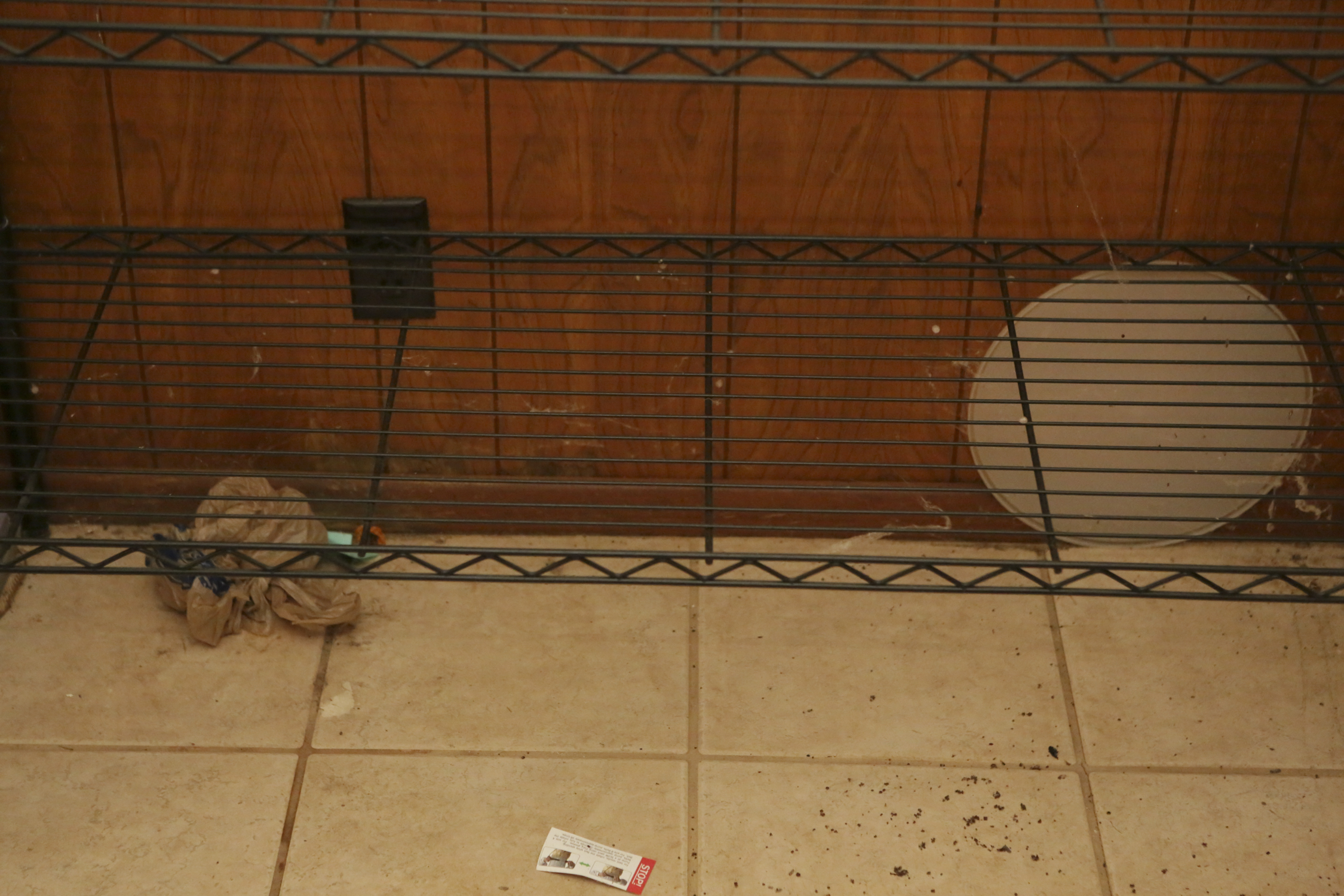 Dark Metal Shelving Unit