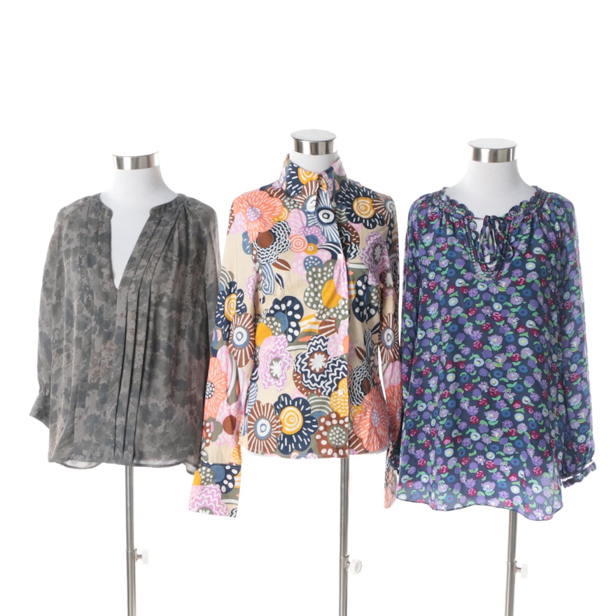 Women's Rebecca Taylor, Joie and Oilily Patterned Blouses