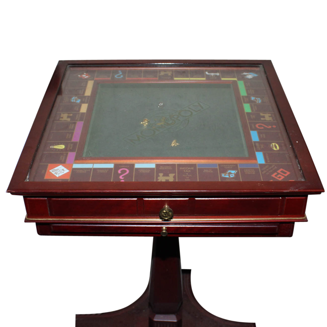Wooden Monopoly Game Table