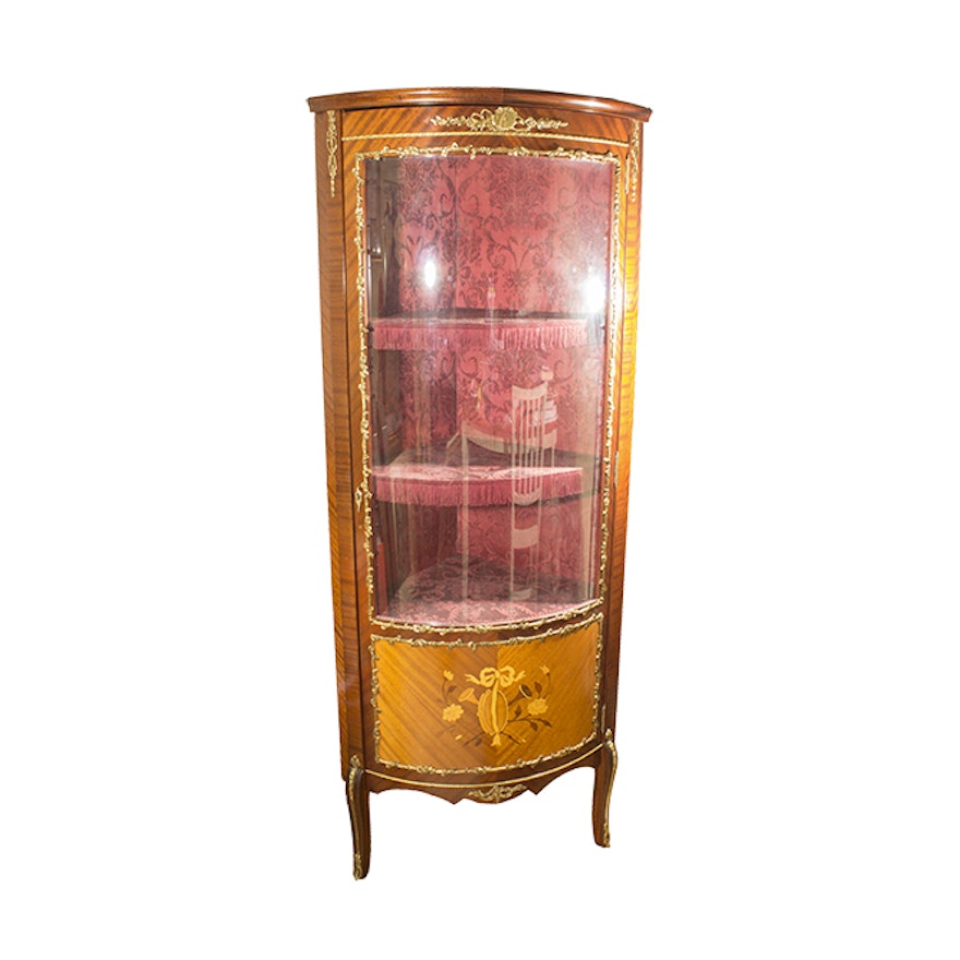 Vintage Louis XV Style Vitrine