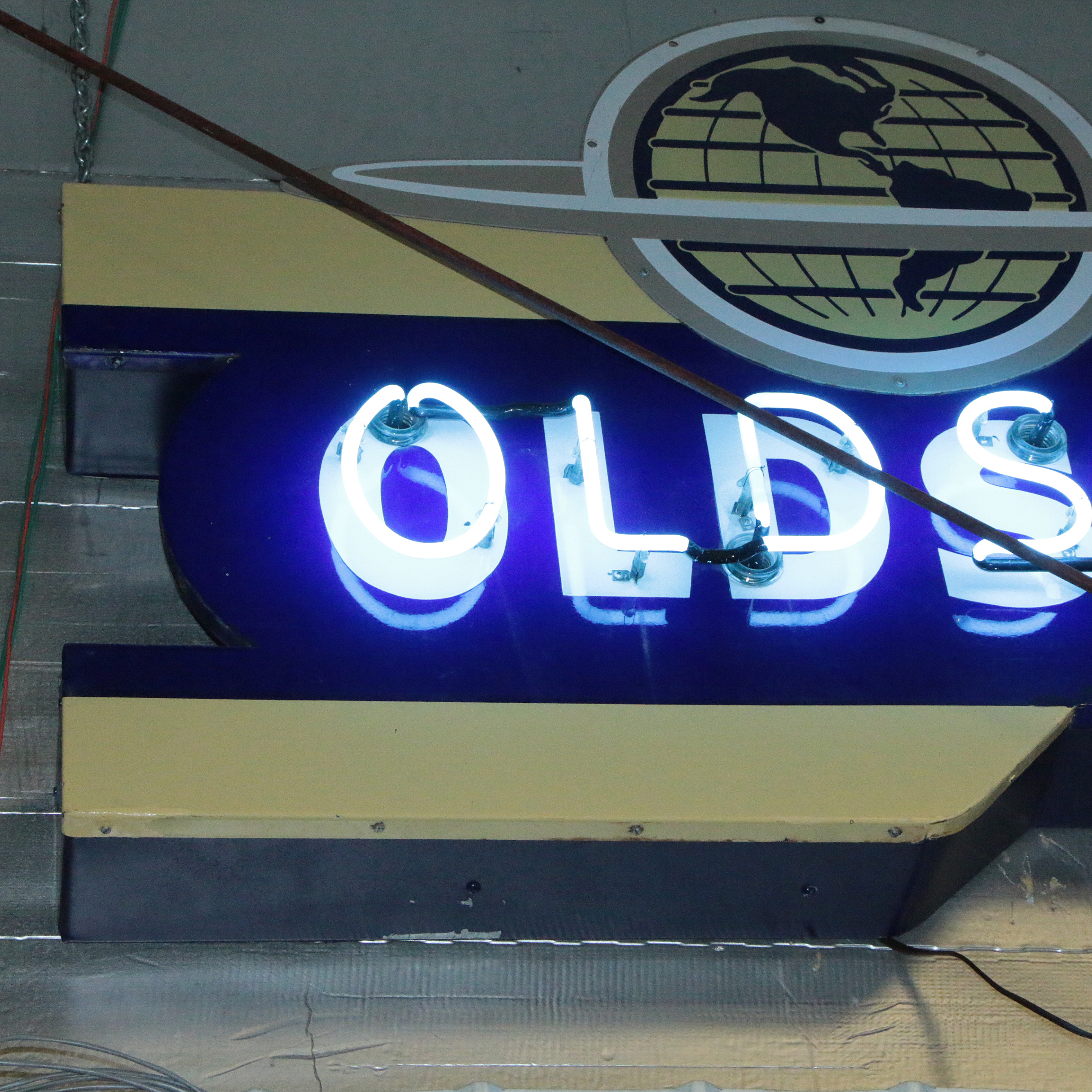 "Oldsmobile" Large Neon Sign