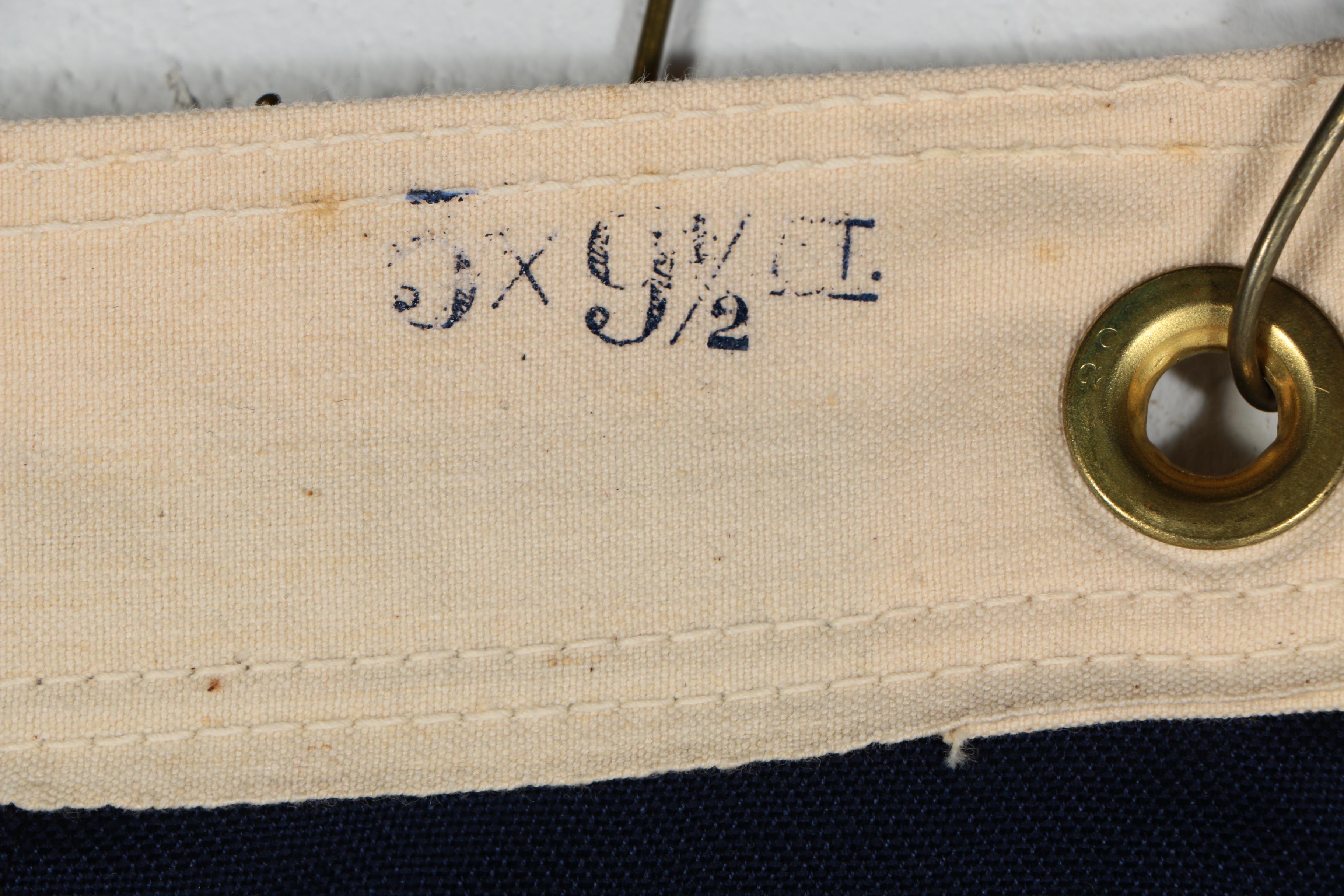 Bull Dog Bunting Cloth American 48 Star Flag