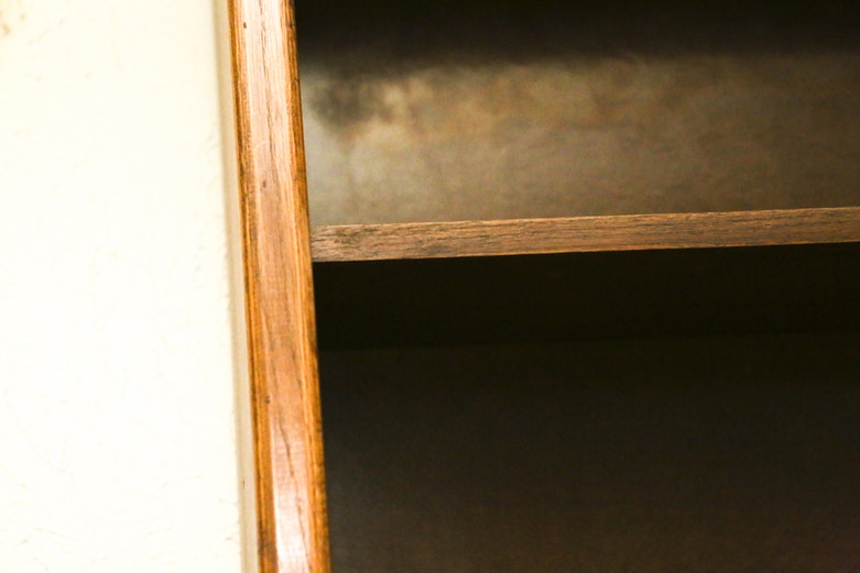 Contemporary Six Shelf Bookcase