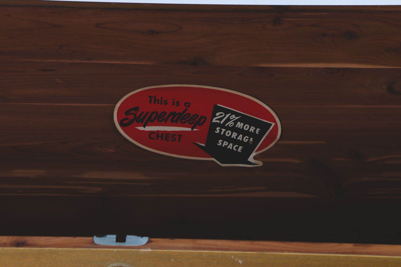 Mid Century Modern Cedar Chest by Cavalier