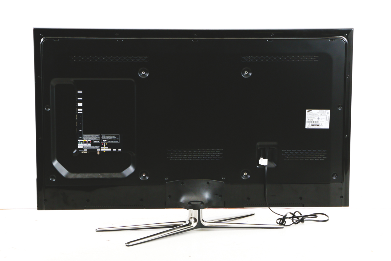 Samsung 55-Inch 3D Smart Television on Chrome Stand