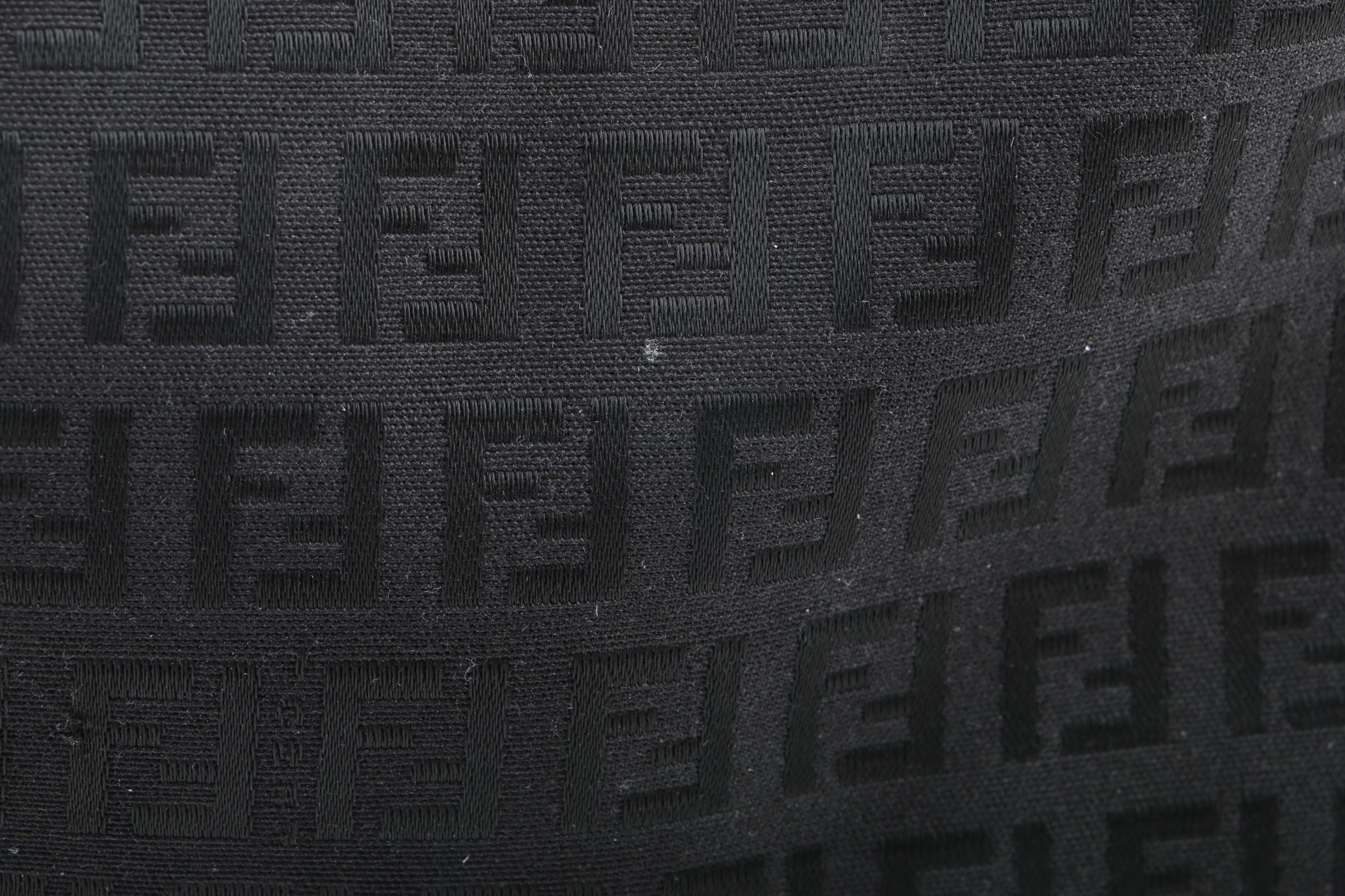 Fendi Black Zucca Canvas Crossbody