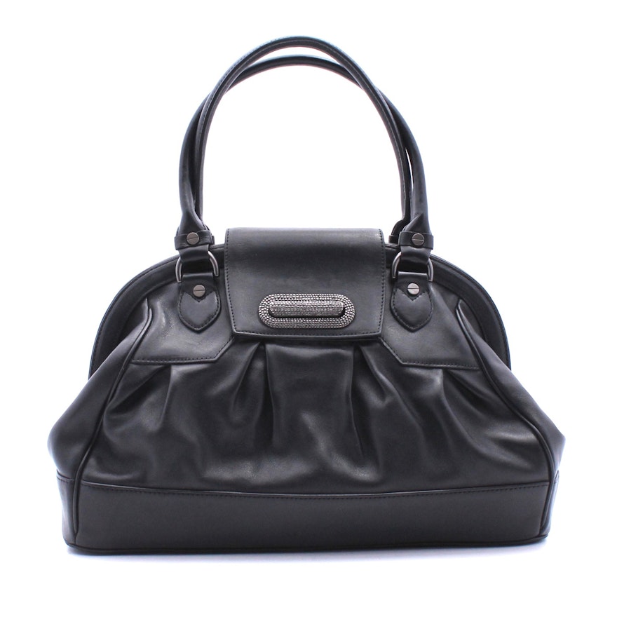 Alexis Hudson Black Leather Handbag