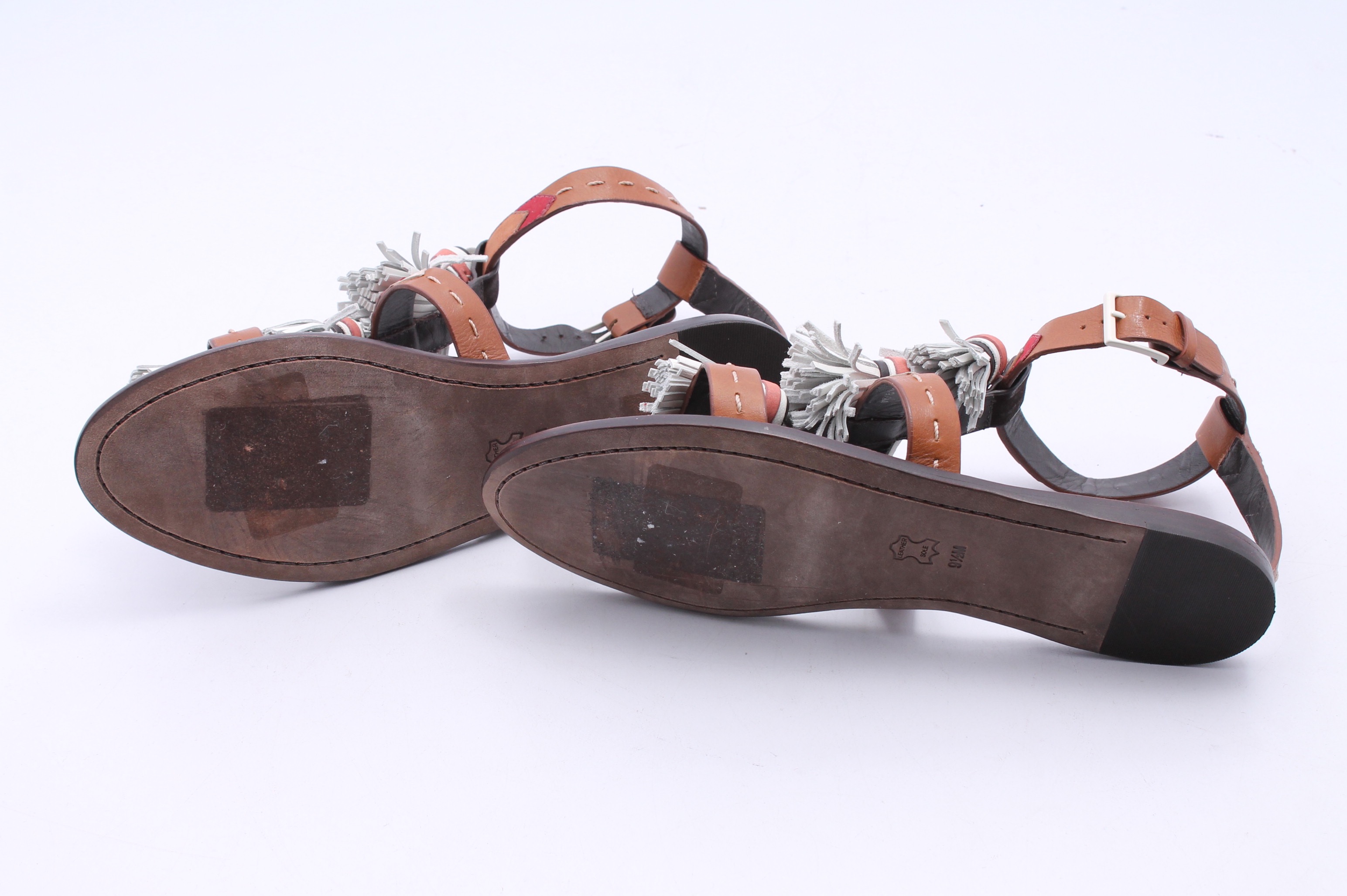 Tory Burch Tasseled Leather Sandals