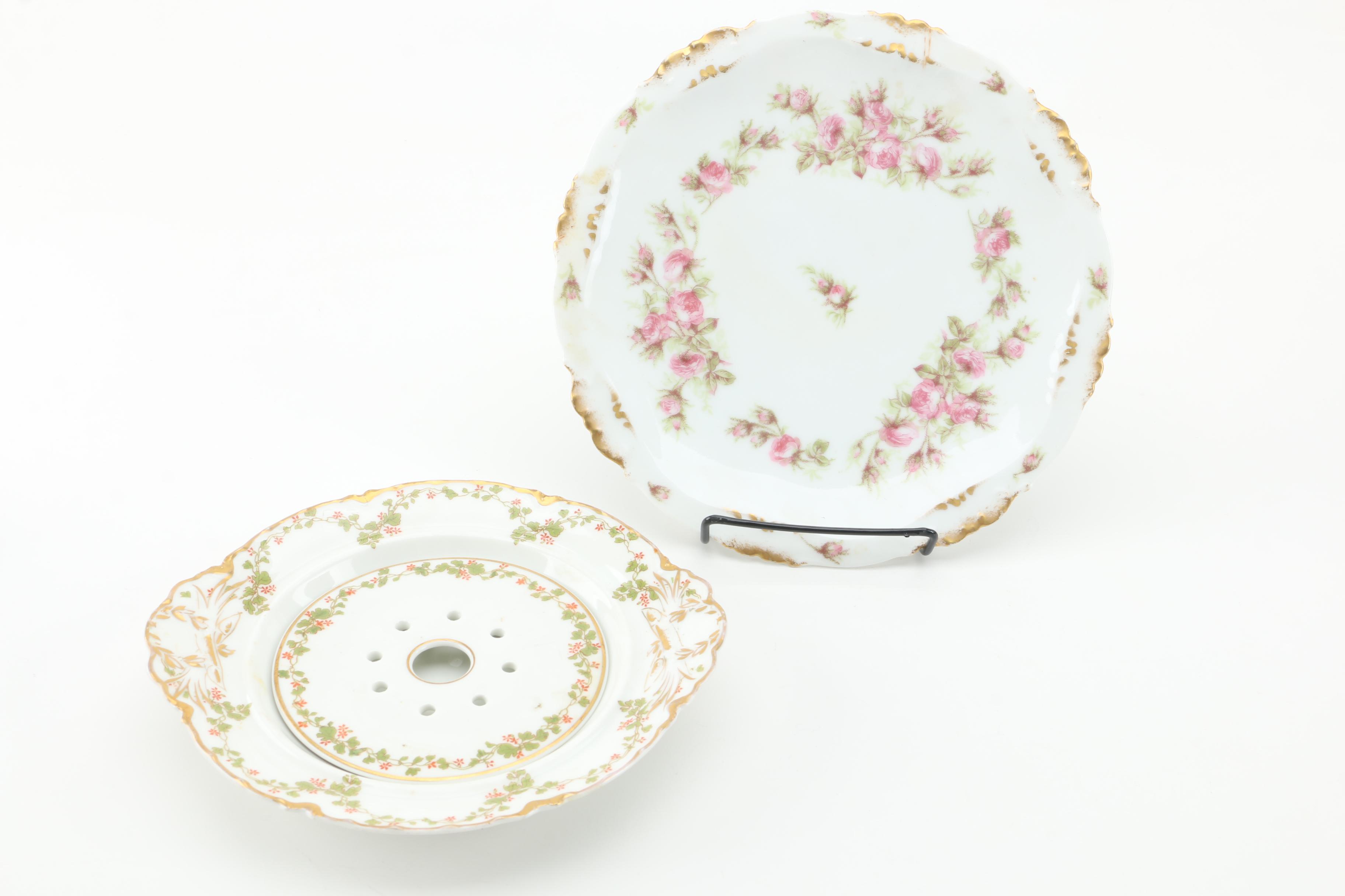 Vintage Limoges and Noritake Porcelain Serveware