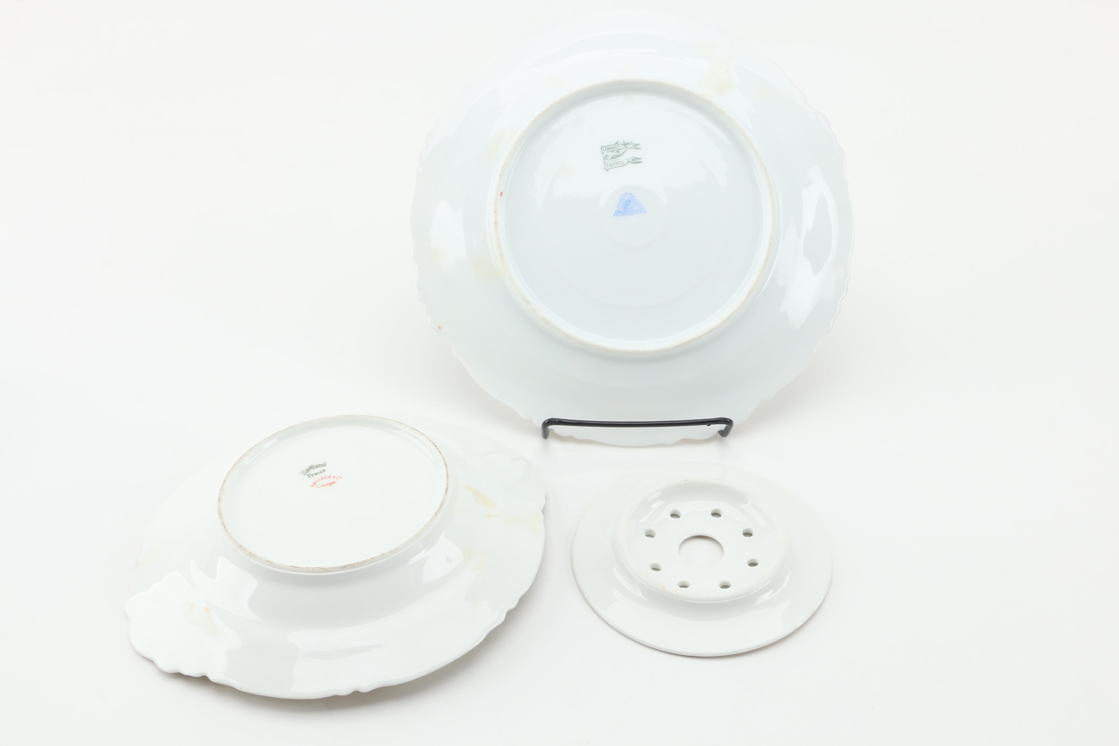 Vintage Limoges and Noritake Porcelain Serveware