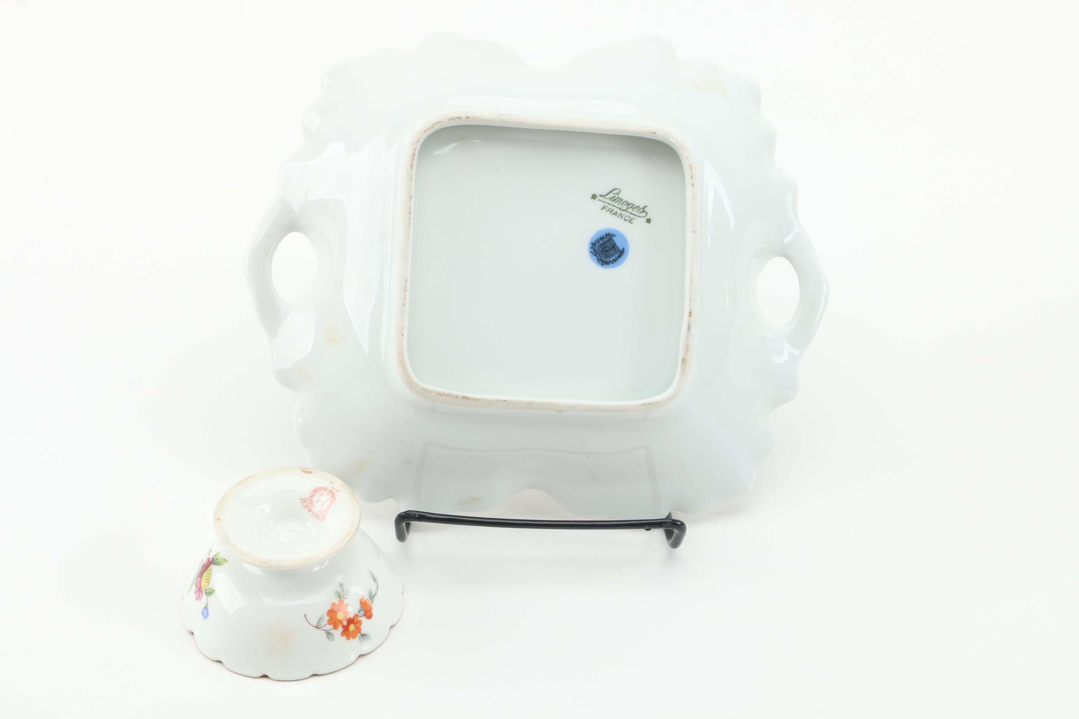 Vintage Limoges and Noritake Porcelain Serveware