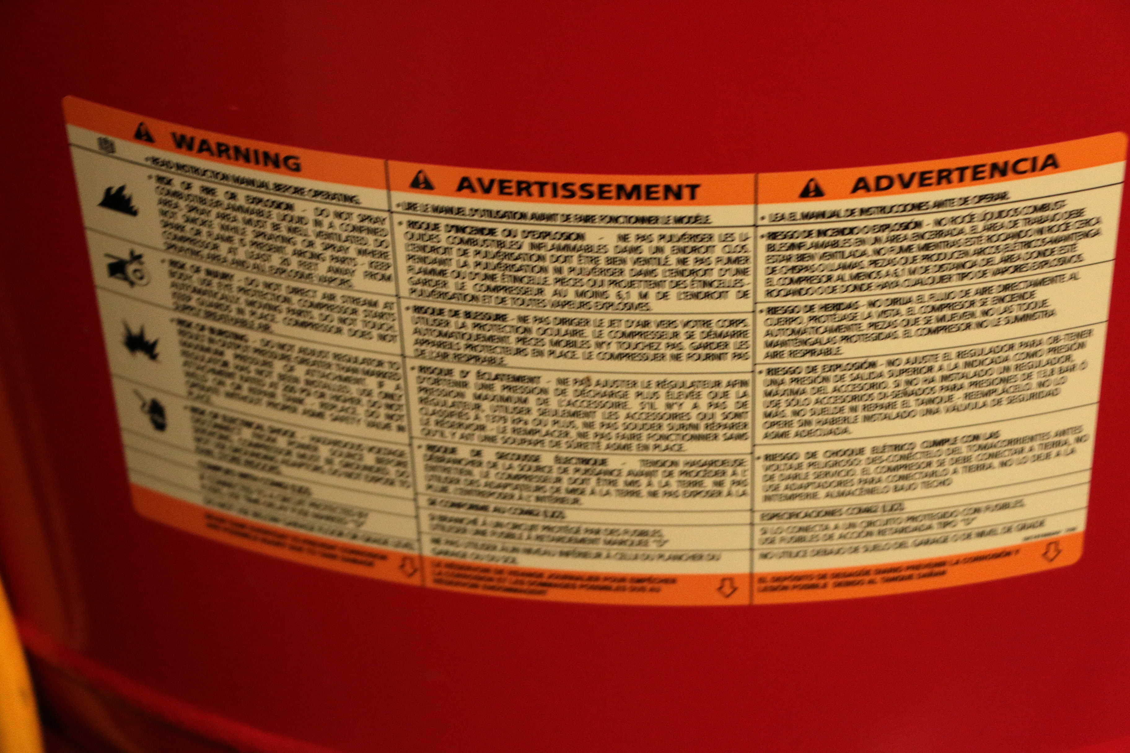 Husky Pro 80 Gallon Air Compressor