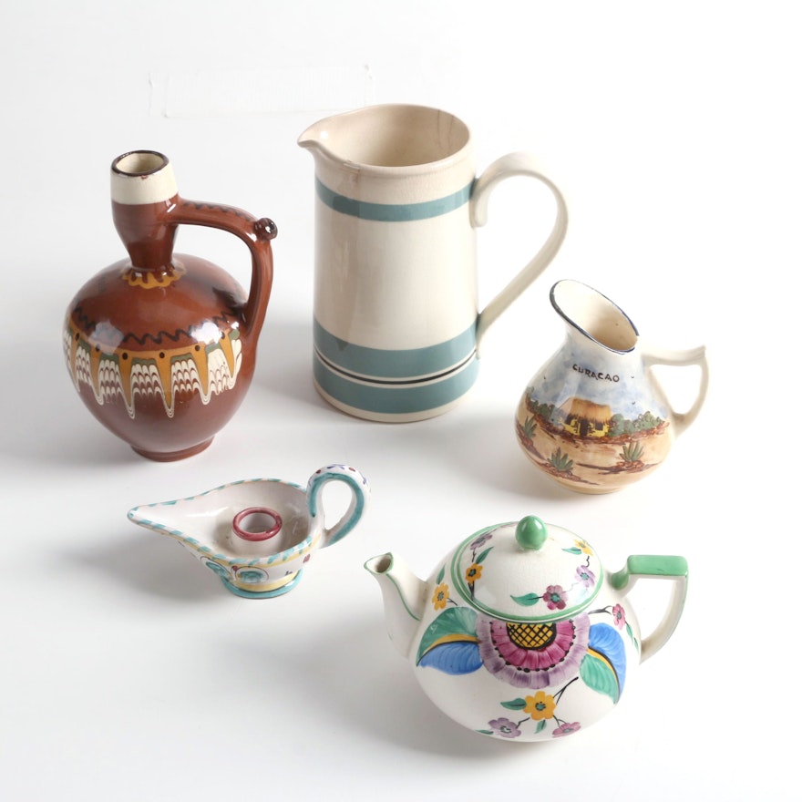 Crown Devon with Sadler and Hand-Painted Pottery Tableware